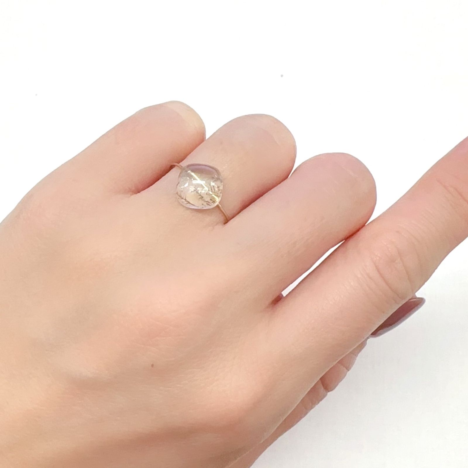 デンドリチッククォーツ ブラジル産 2.70ct[231225135]8.9x8.9mm前後