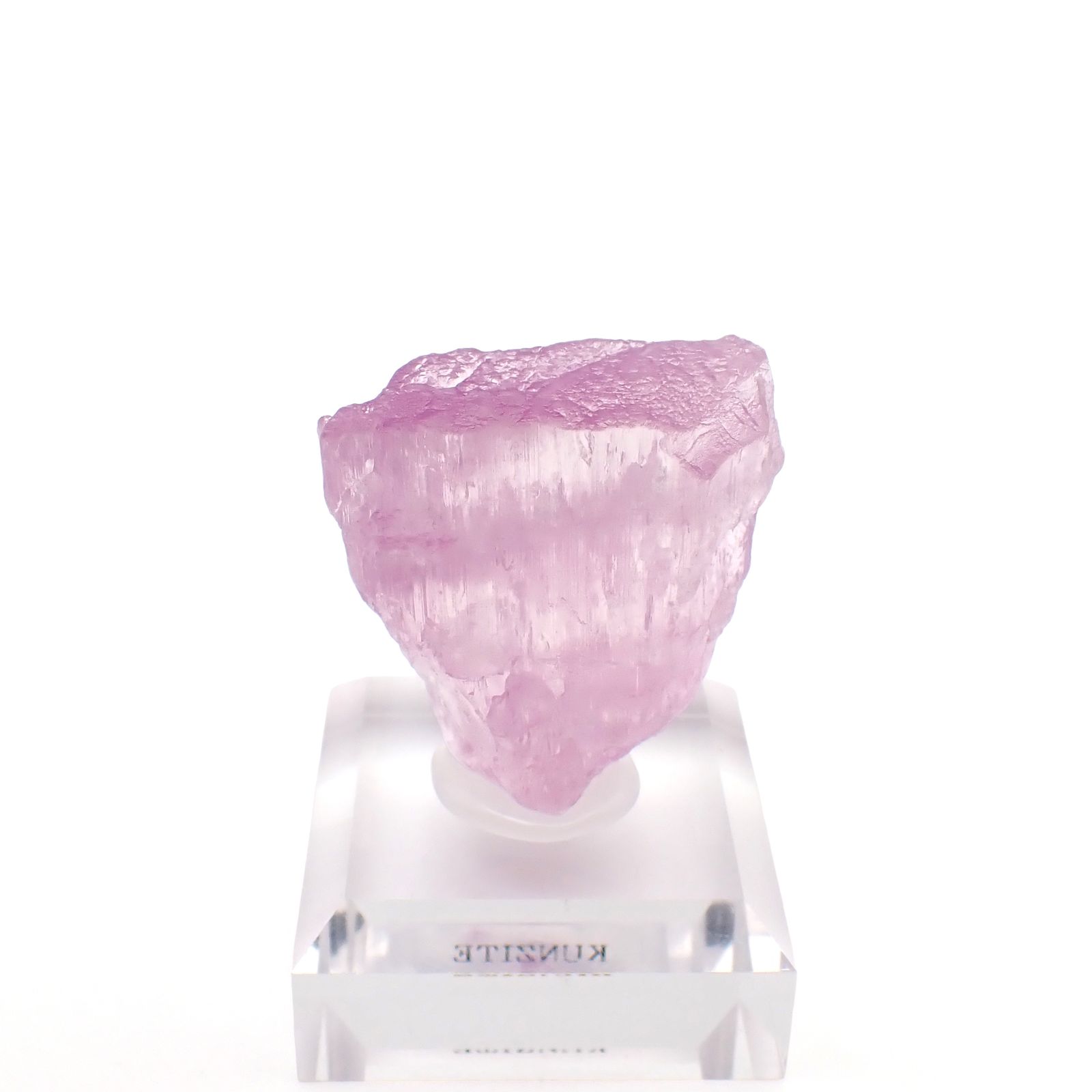 クンツァイト原石 アフガニスタン・ヌーリスターン州産 386.74ct(77.34g) / 44.9x18.7x51.9mm前後 [260832720]