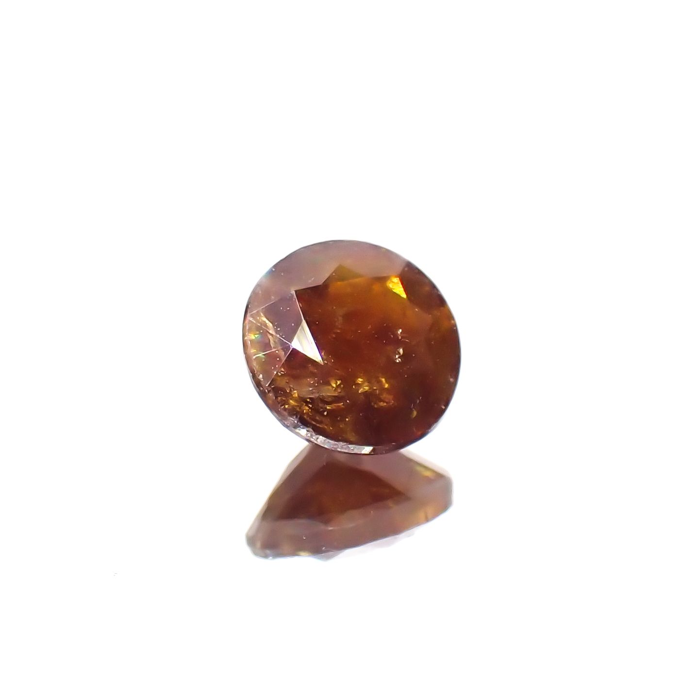 レインボーガーネット 日本・奈良県産 0.55ct[230923304]5x4.9mm前後