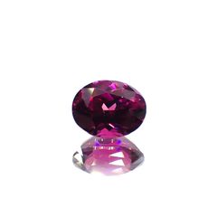 グレープガーネット(宝石名ガーネット)ブラジル産 1.41ct 識別済[220917706]7.1x5.5mm前後