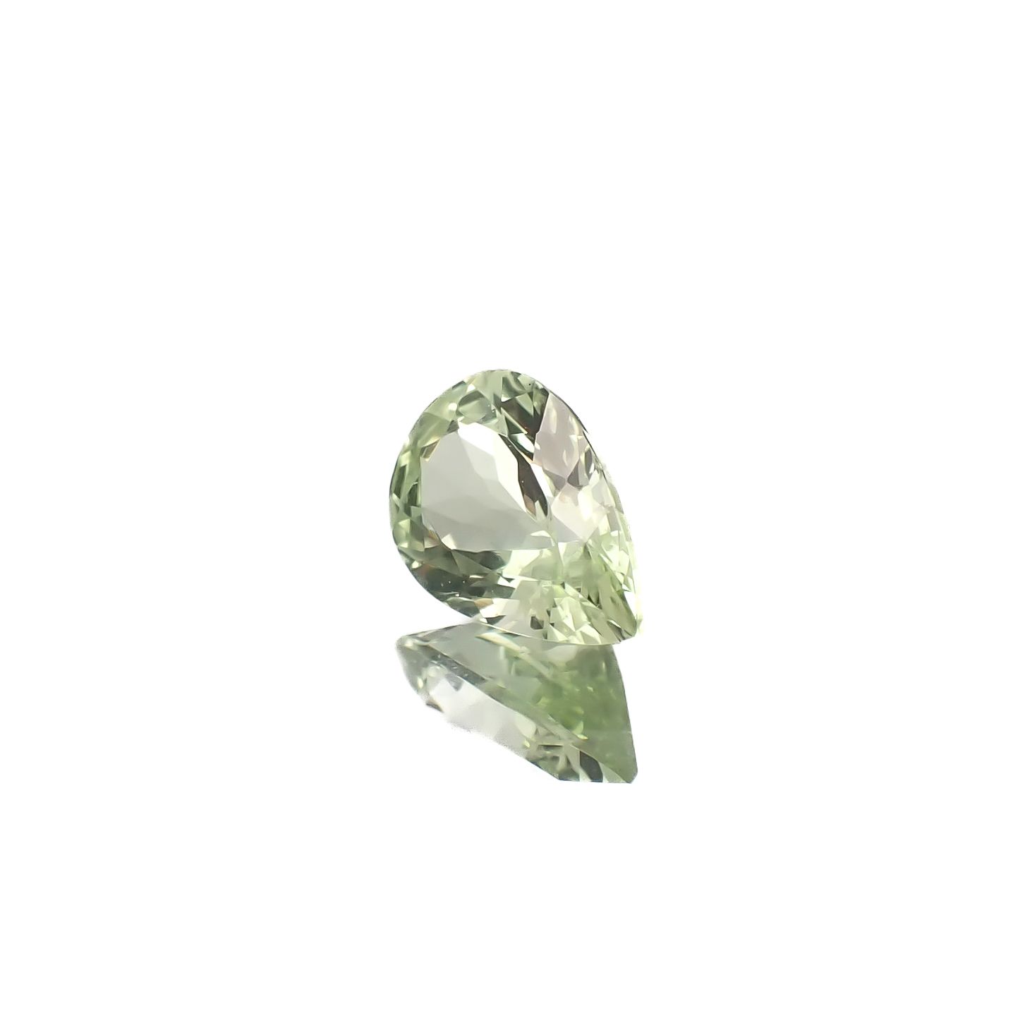 バナジウムクリソベリル(宝石名クリソベリル)マダガスカル産 1.422ct ソ付(日独)[250330092]8.95x5.95mm前後