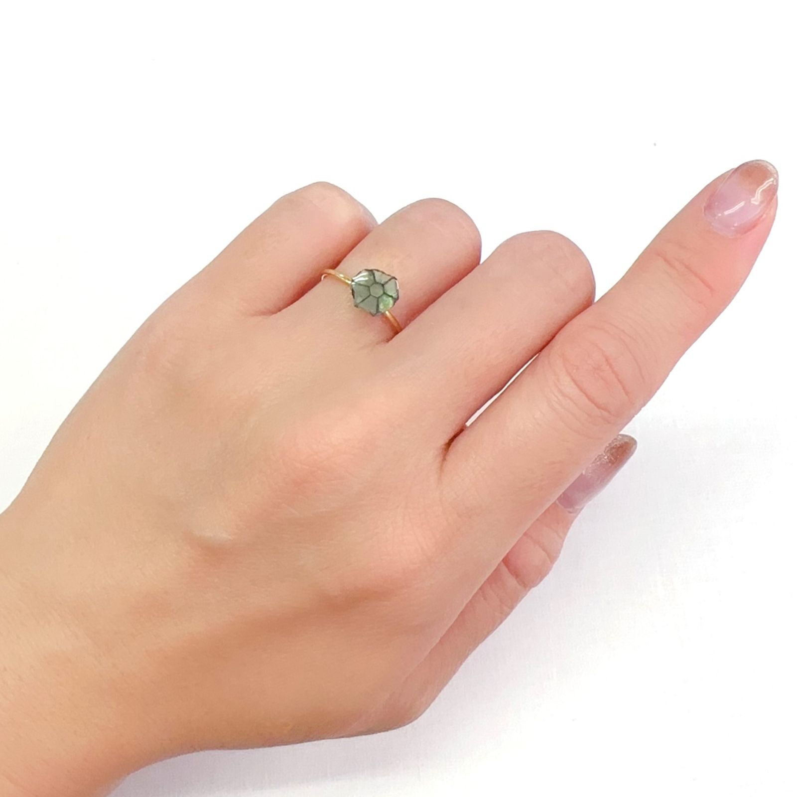トラピッチェエメラルド コロンビア産 0.77ct[230923486]7.4x7.5mm前後
