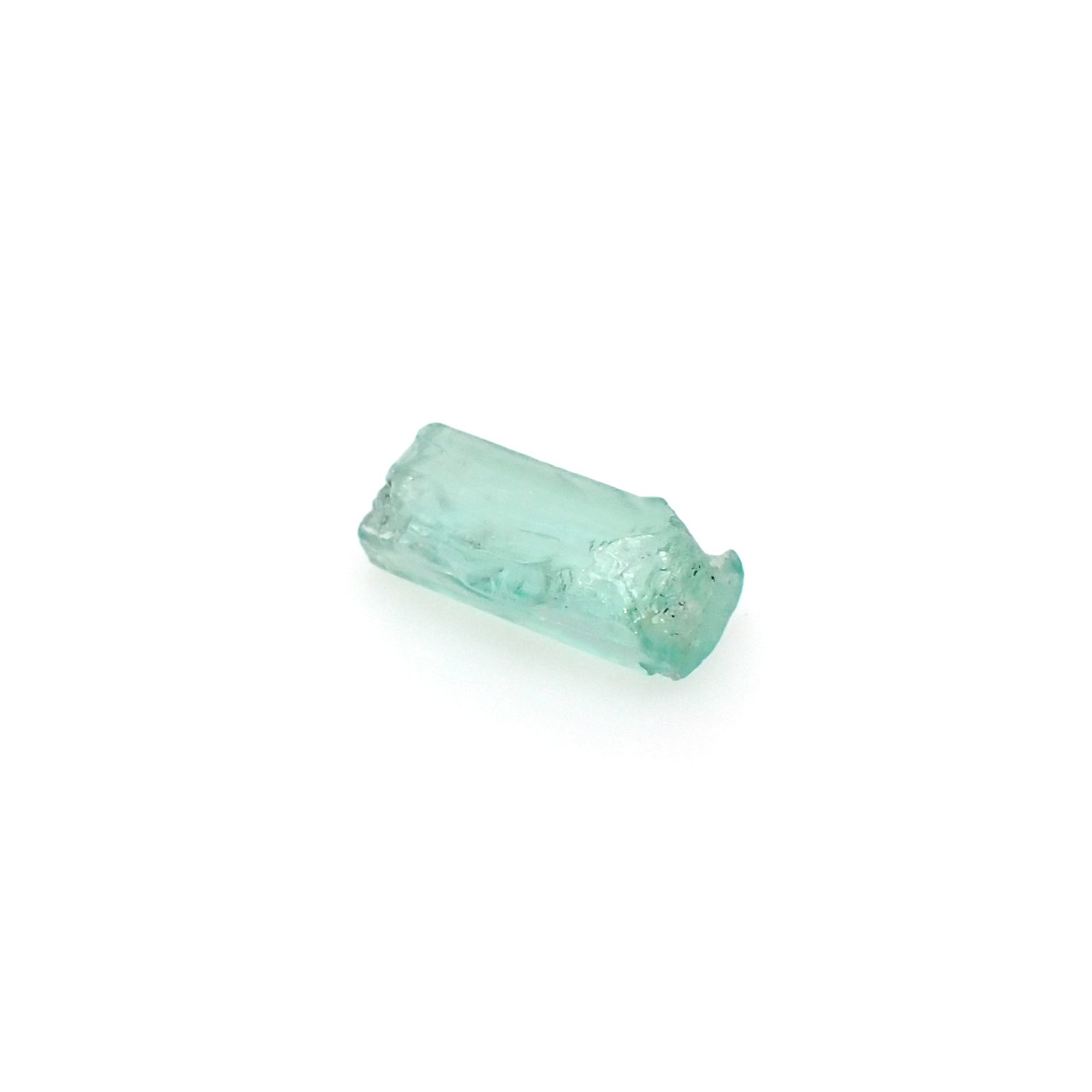 エメラルド柱状結晶 原石 コロンビア産 3.16ct[240427251]12.5x6mm前後