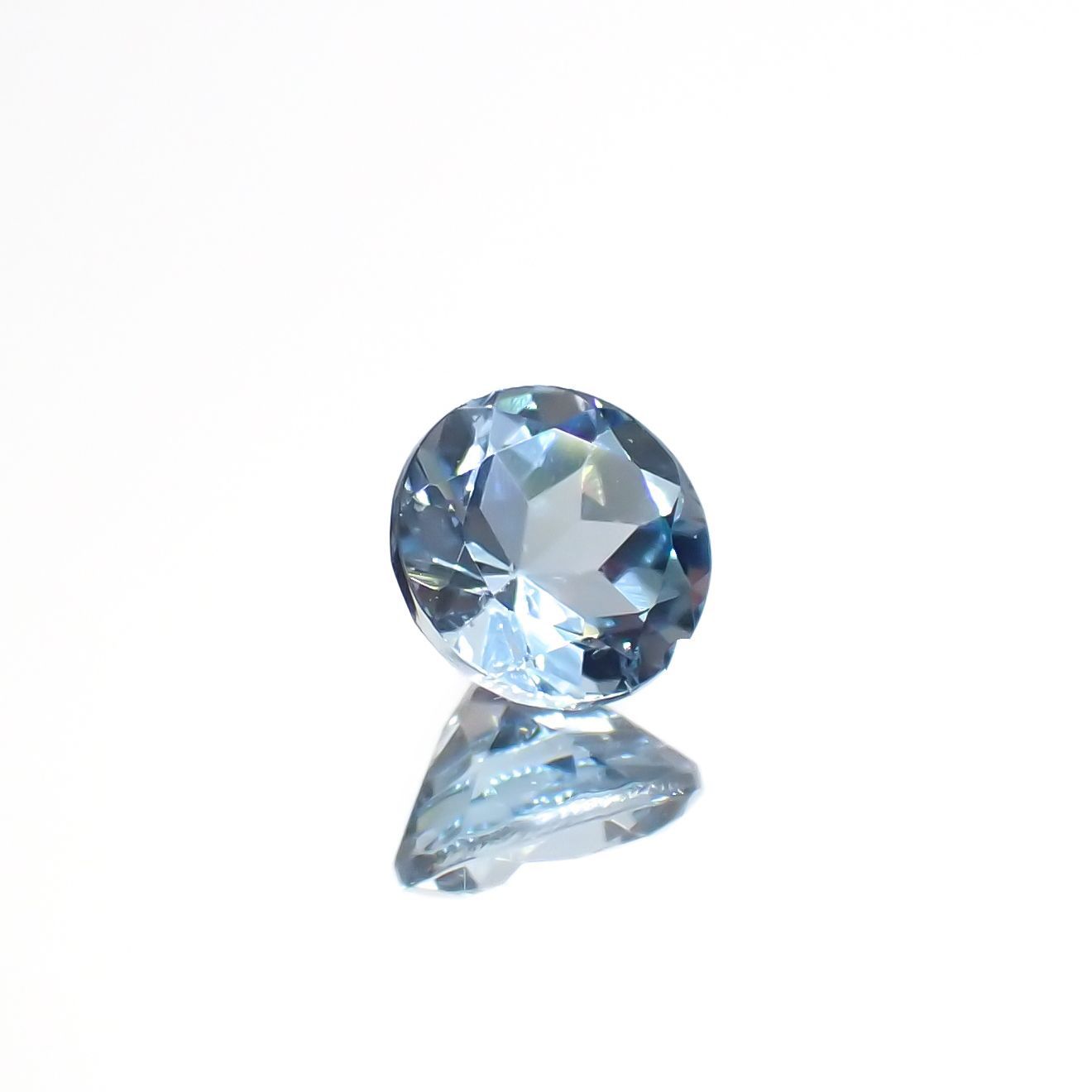 アクアマリン(宝石名アクアマリン)モザンビーク産 0.47ct 識別済[220817393]5x5mm前後