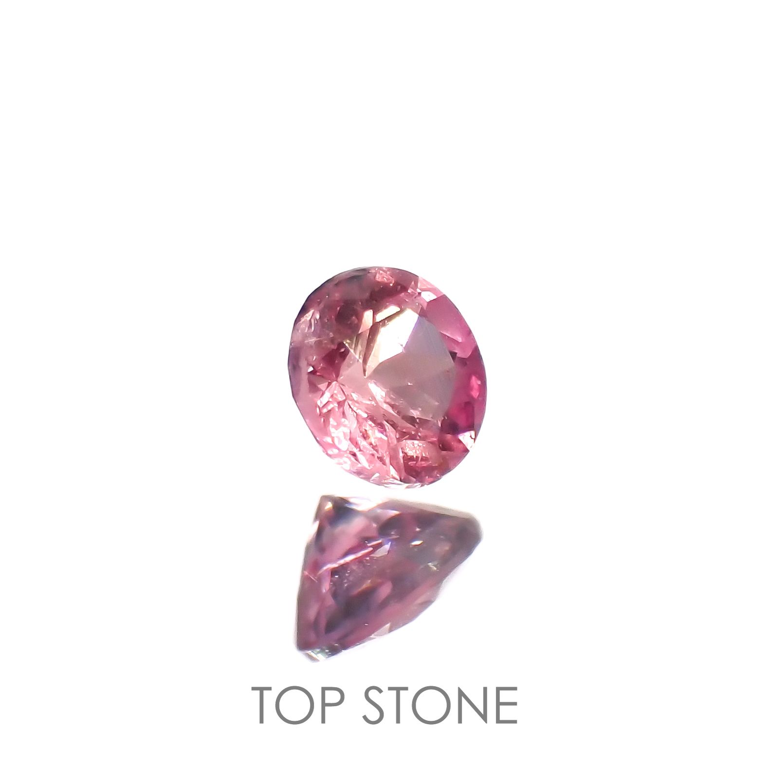 ピンクサファイア(宝石名サファイア)タンザニア・ウィンザー産 0.22ct 識別済[220616162]3.4x3.3mm前後