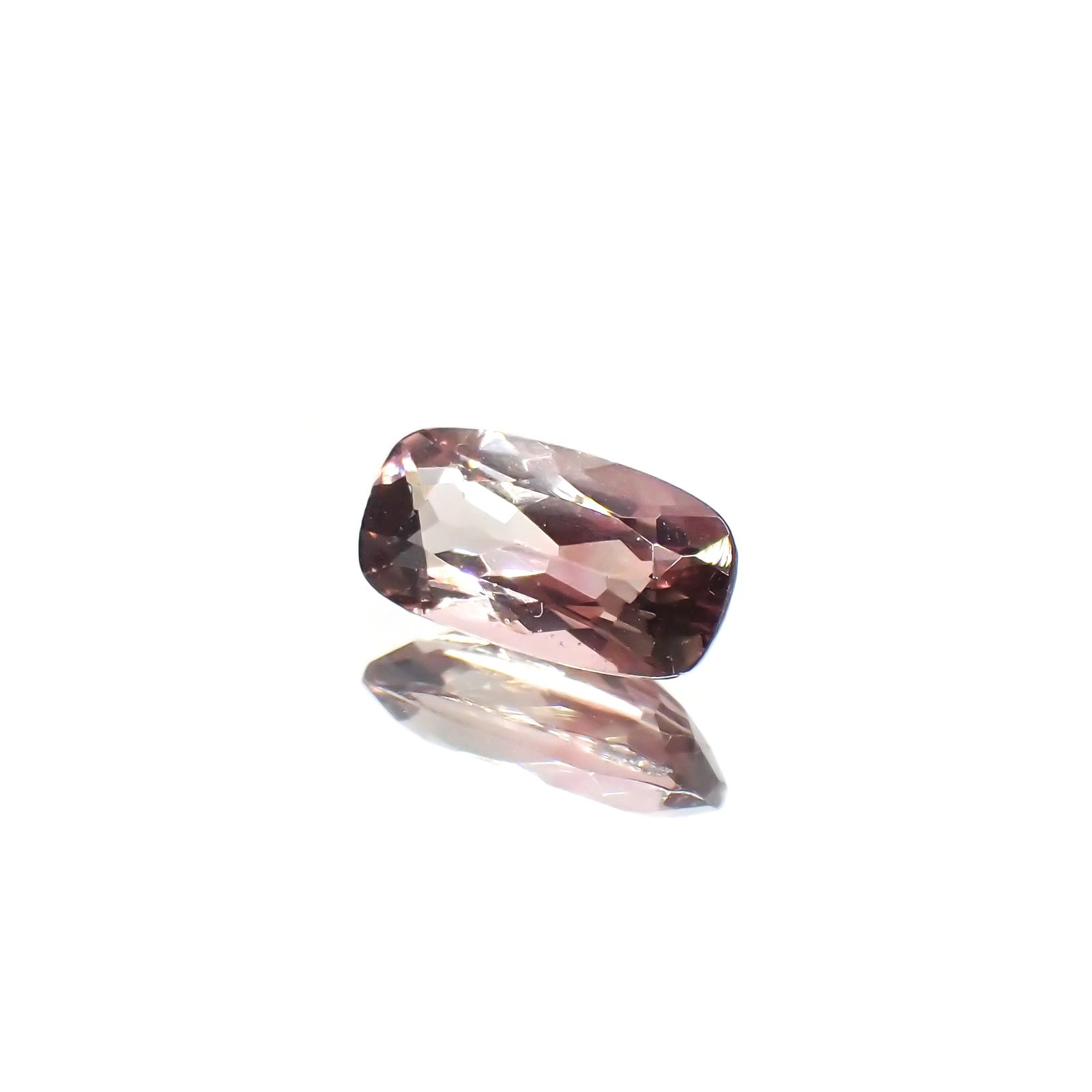 バイカラートルマリン(宝石名トルマリン)コンゴ産 1.22ct 識別済[250114998]9.1x4.9mm前後