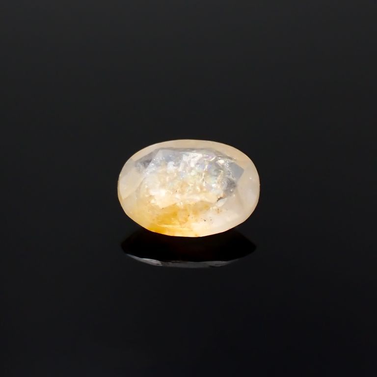 イリデッセンス マスグラバイト(宝石名マスグラバイト)ミャンマー産 0.52ct ソ付(日独)[230320821]6.06x4.78mm前後