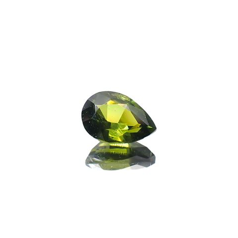 グリーンジルコン スリランカ/カンボジア産 0.97ct[240929090]7.2x4.9mm前後