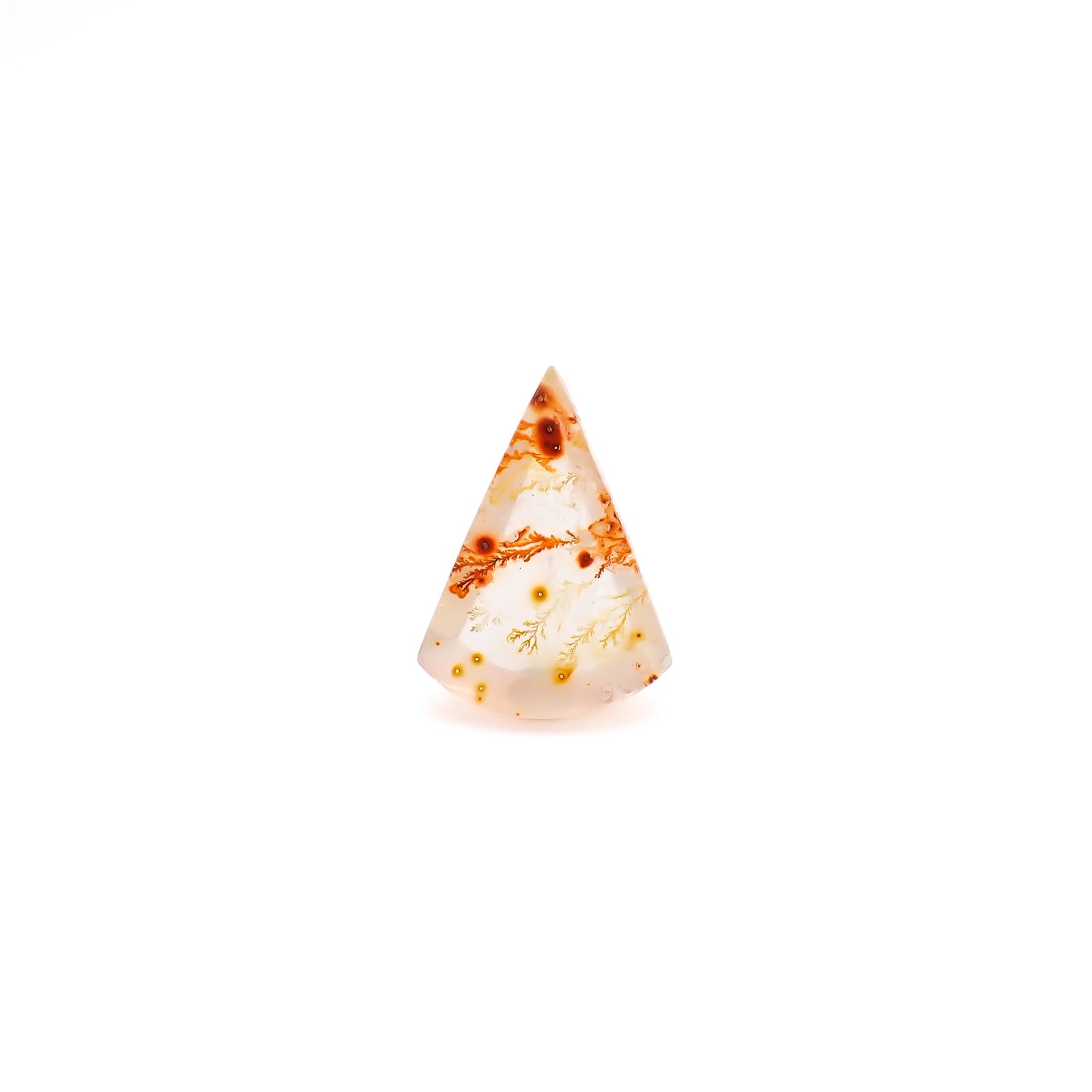 レッドデンドリチッククォーツ ブラジル産 7.30ct / 18.1x13.1mm前後 [260832741]
