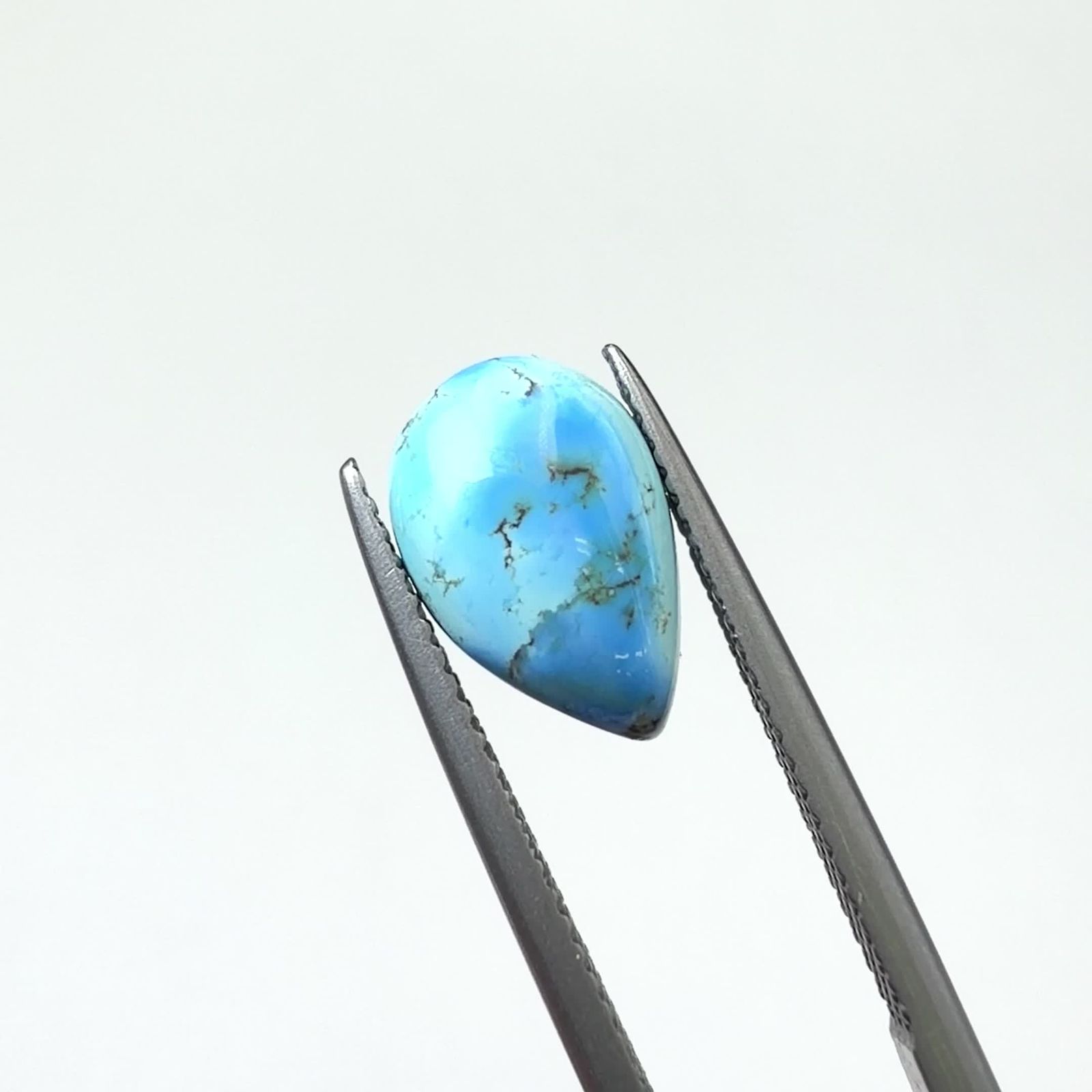 ターコイズ カザフスタン・ゴールデンヒル鉱山産 2.46ct / 11.9x7.9mm