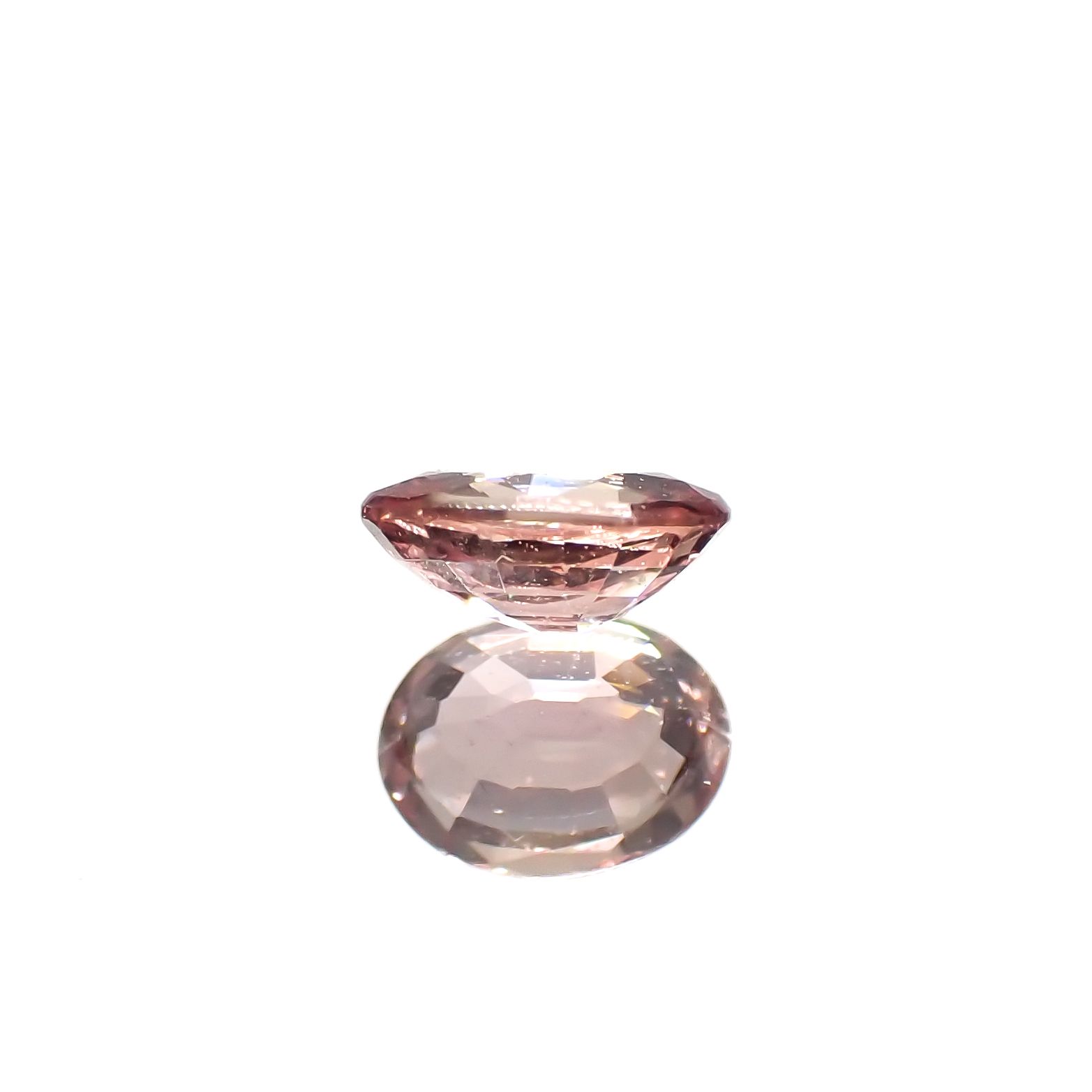 パパラチャサファイア(宝石名サファイア/別名パパラチャ・サファイア)スリランカ産 0.38ct GIA鑑付[231224694]5x3.9mm前後