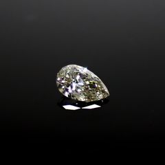 カメレオンダイヤモンド(グリーンダイヤモンド)(宝石名ダイアモンド SI-1/LIGHT GRAY GREEN ) 0.077ct ソ付(CGL)[240928973]3.68x2.31mm前後