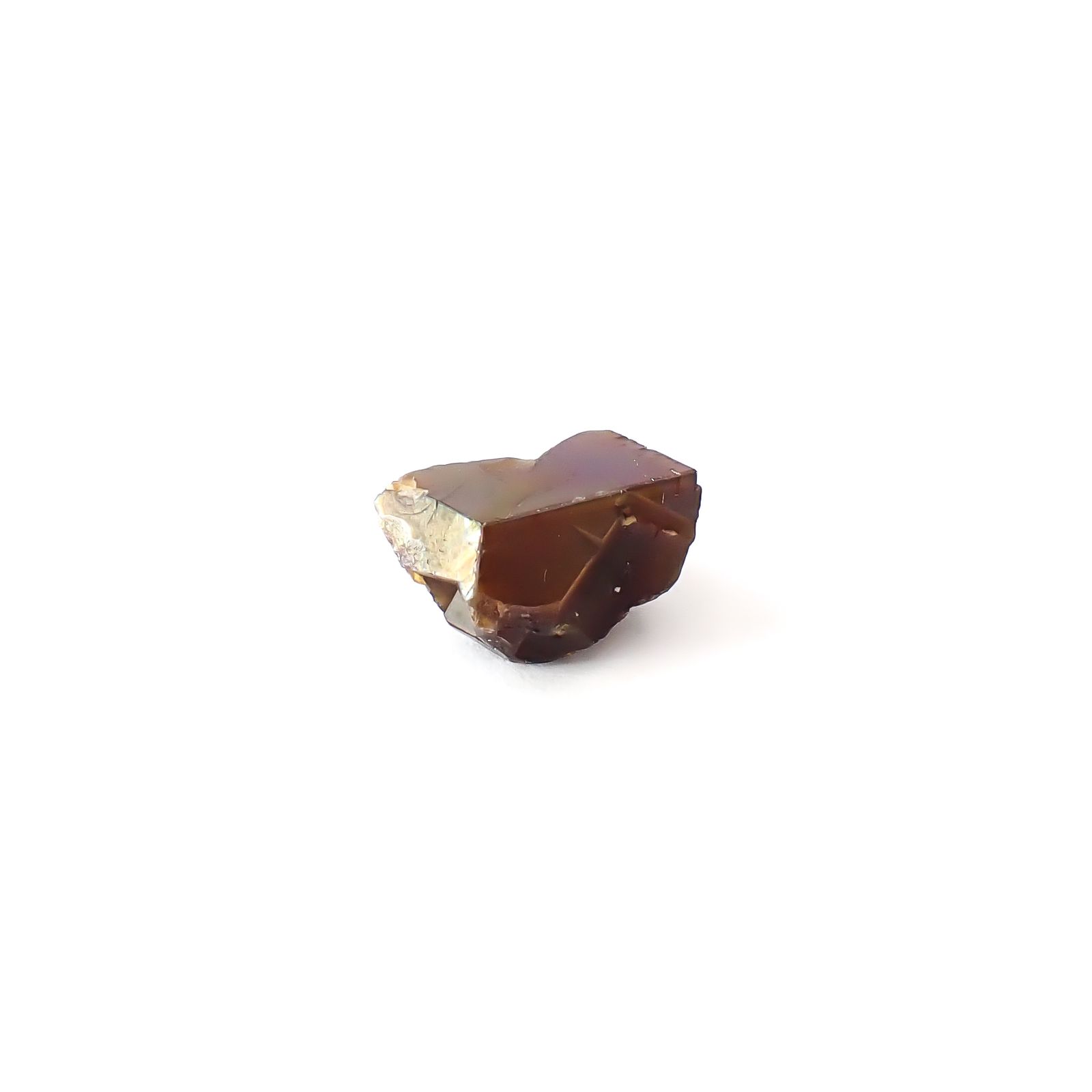 レインボーガーネット原石2個セット 日本・奈良県産 17.35ct(2pcs合計) / 11.5-11.9x9.2-10.1mm前後 [260432076]
