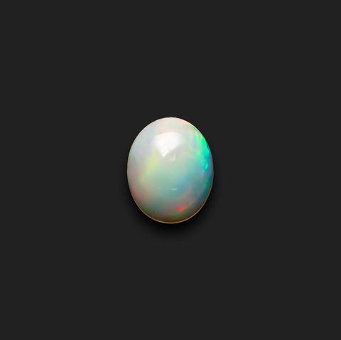 エチオピアオパール(宝石名オパール)エチオピア産 2.136ct ソ付(彩珠)[231224638]11.1x9mm前後