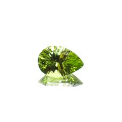 ◇コンケーブカット◇ペリドット 中国産 1.69ct[230622297]9.9x6.8mm前後