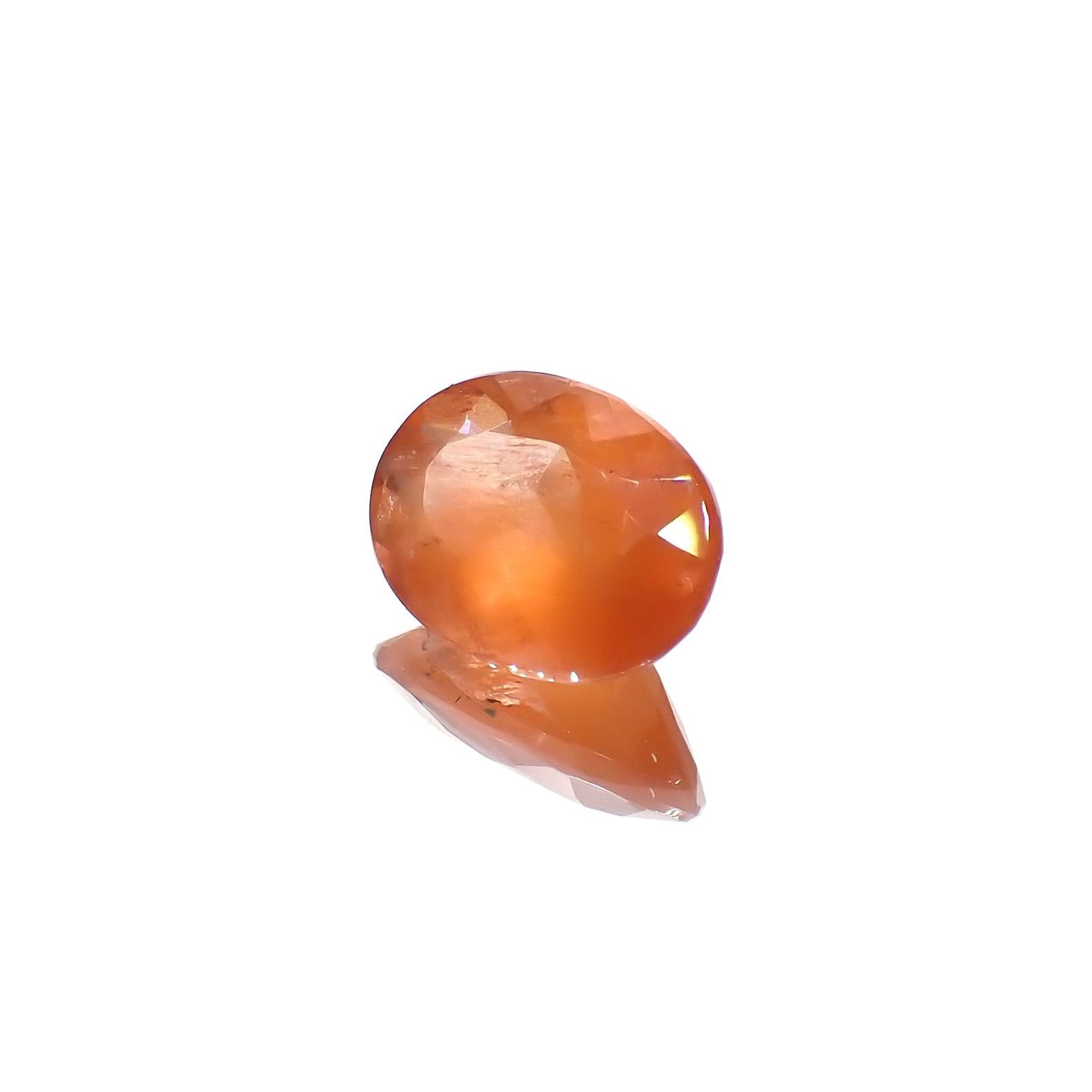 サンストーンスキャポライト(宝石名シーン・スキャポライト)タンザニア産 識別済 2.04ct / 10.1x7.5mm前後 [260819276]