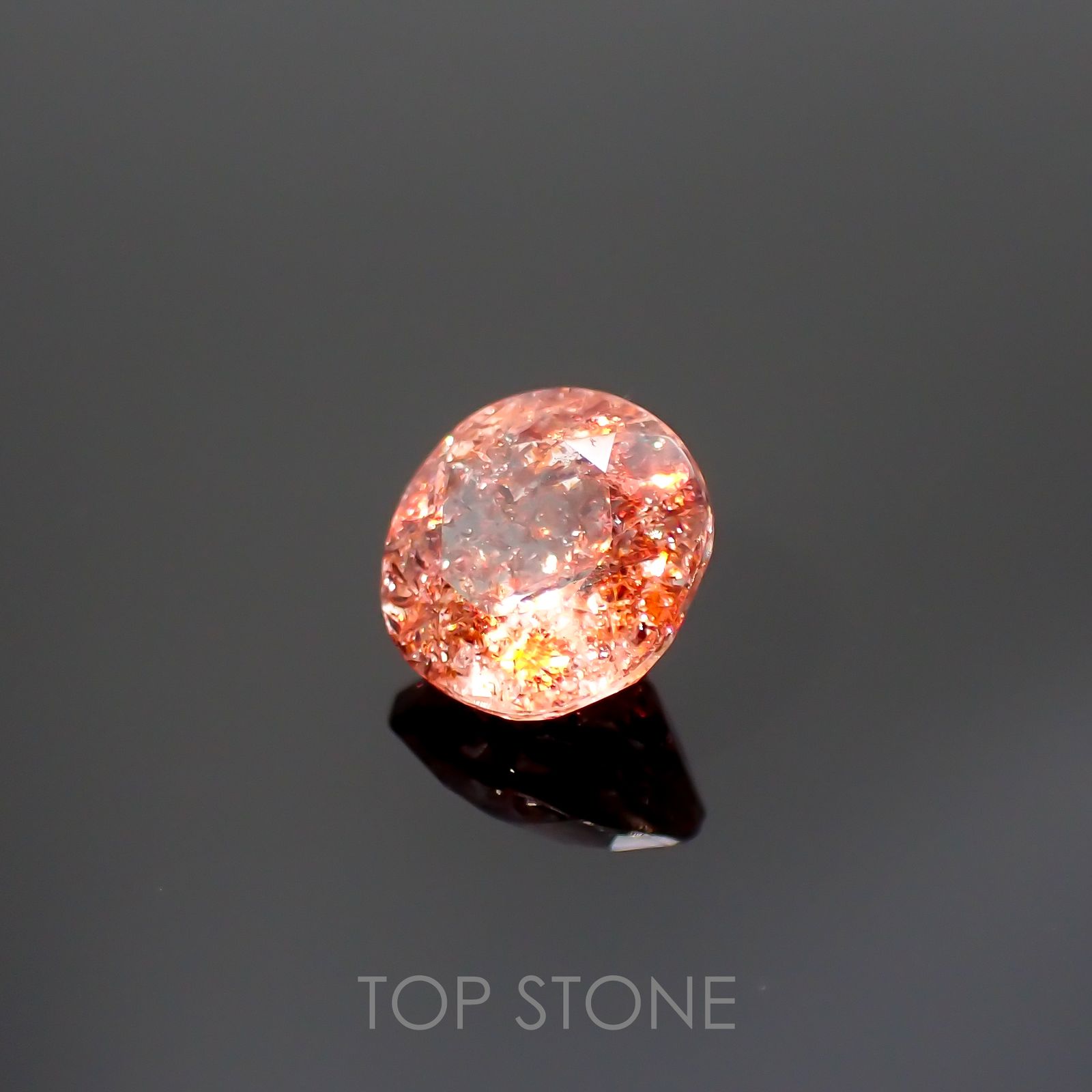 ファイヤークォーツ ナイジェリア産 1.21ct[220114751]7.1x7.1mm前後