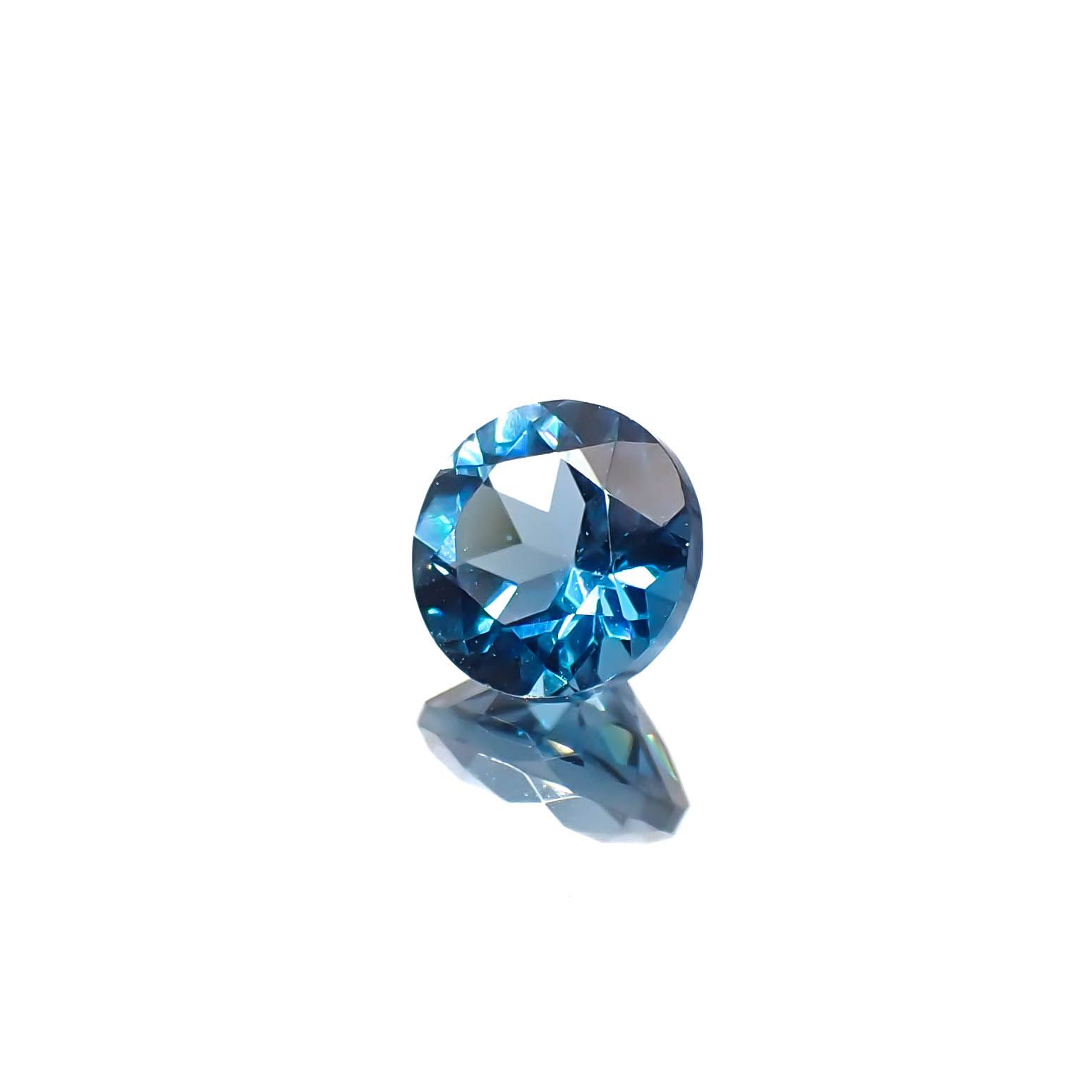 ロンドンブルートパーズ ブラジル産 0.99ct[240326785]6x6mm前後 | TOP