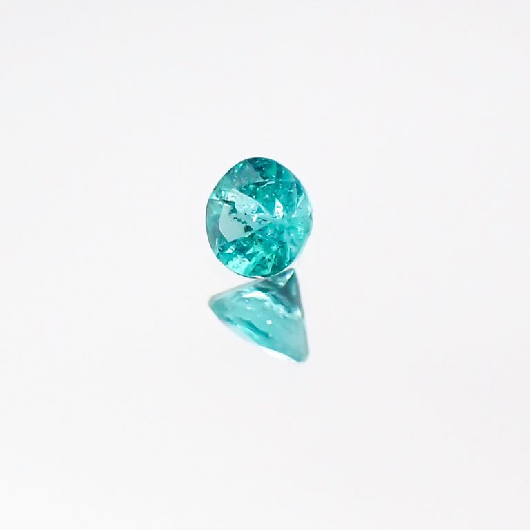 パライバトルマリン ブラジル産 ルース 0.046ct[20116972]2.1×2.1mm前後