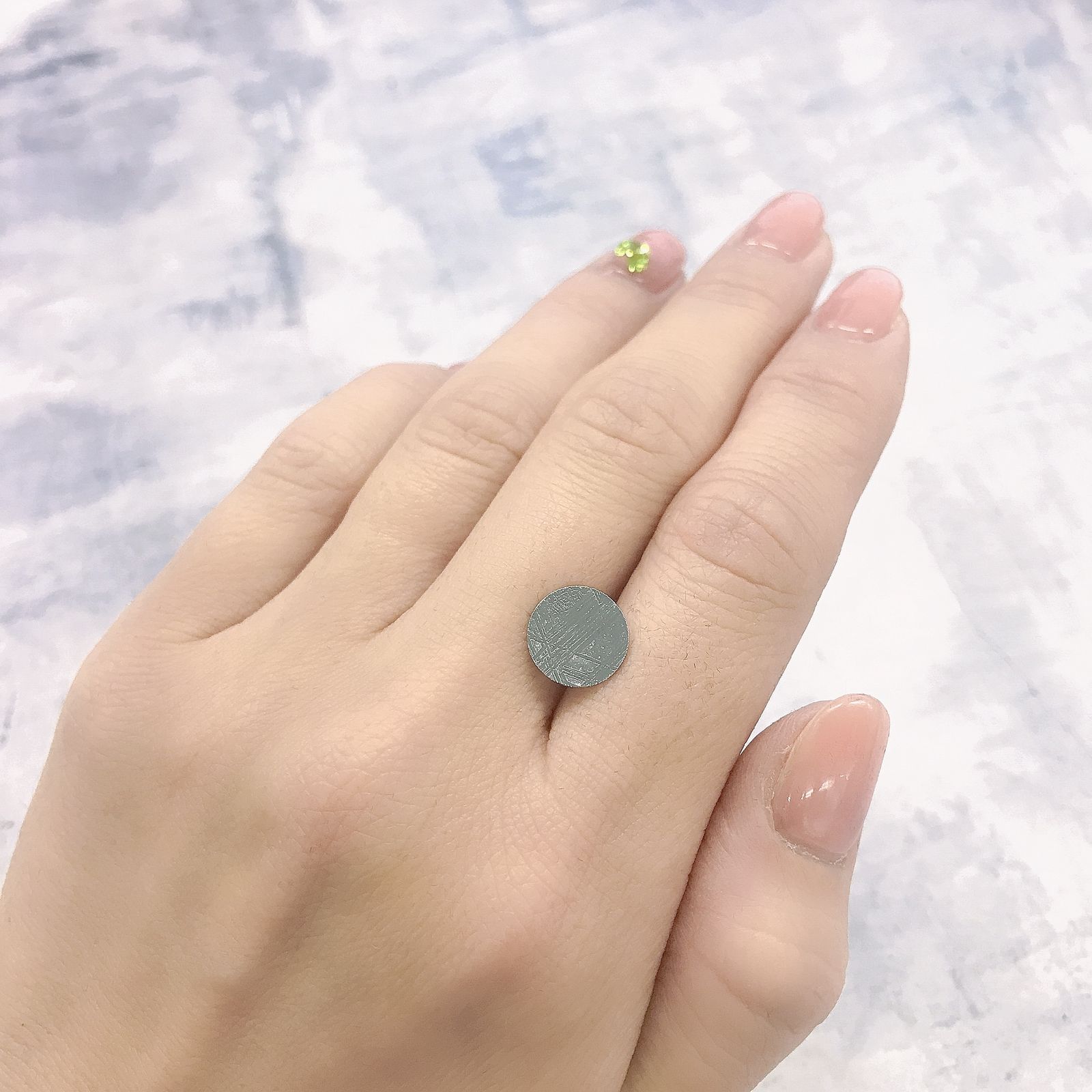 ムオニナルスタ隕石 発見地：スウェーデン 1.68ct[220115603]10x10mm前後