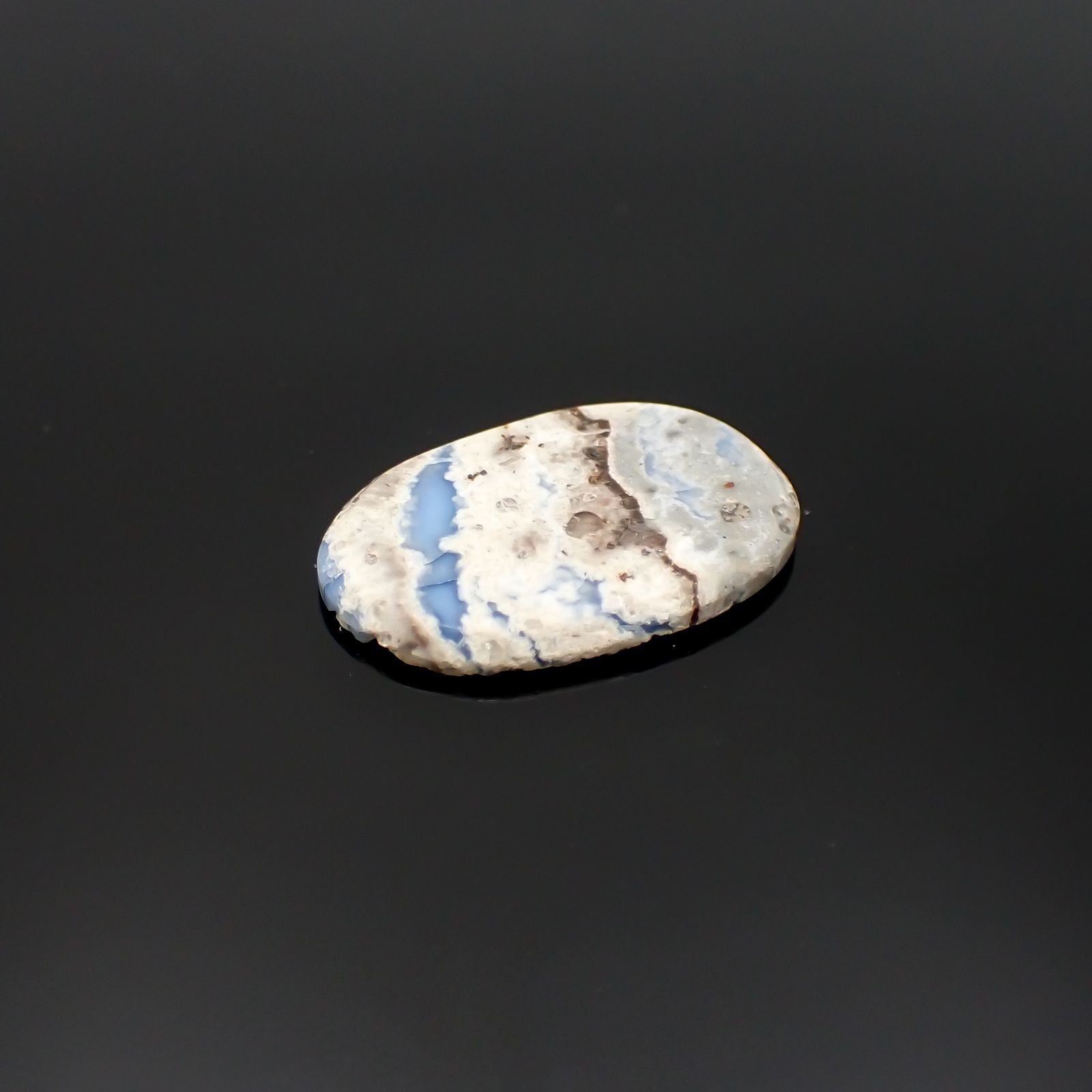 マトリックスブルーオパール アメリカ・オレゴン州産 5.53ct[220917805]21.2x15mm前後