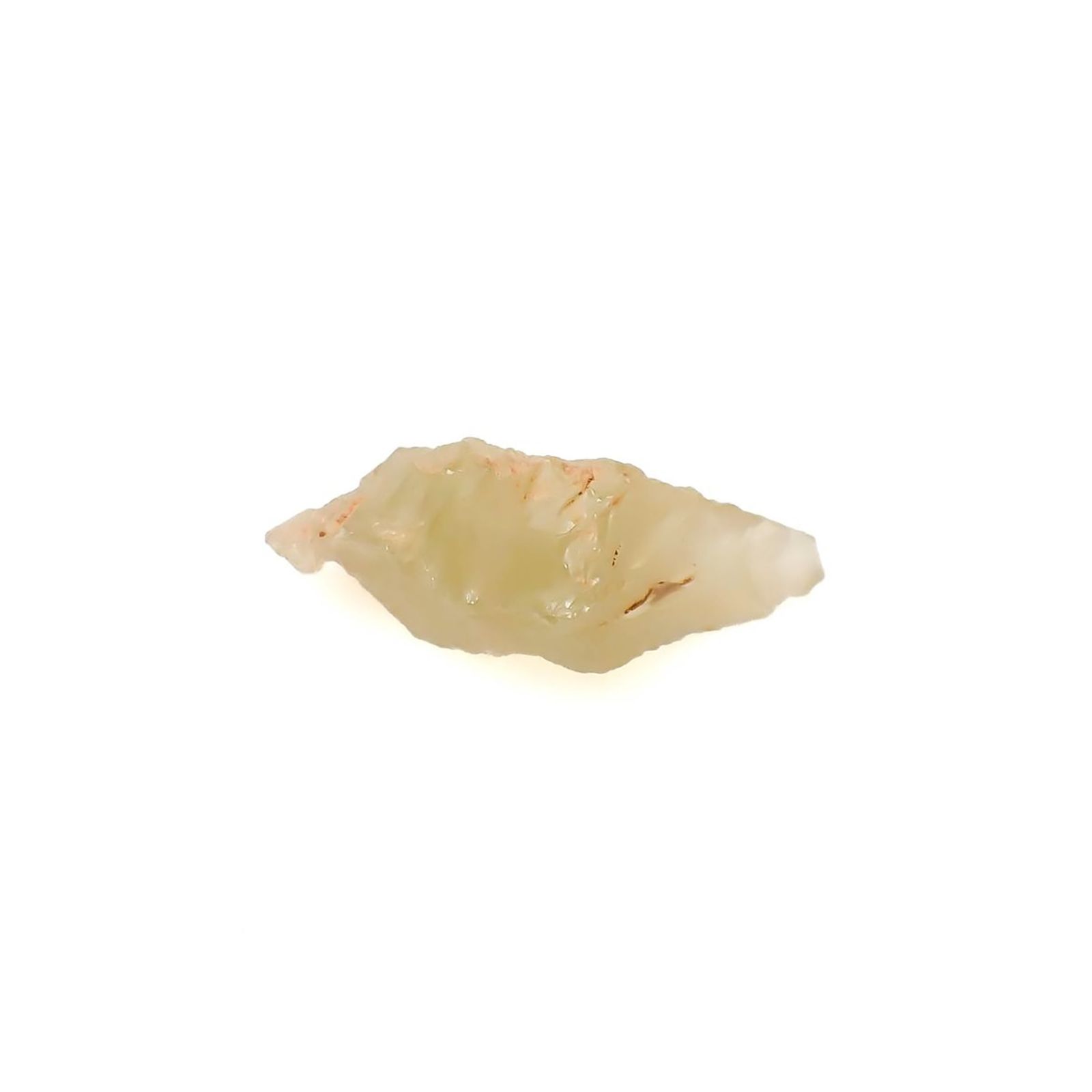 リビアングラス 原石 発見地：エジプト・リビア砂漠 16.85ct / 26.5x18.7mm前後 [260729282]