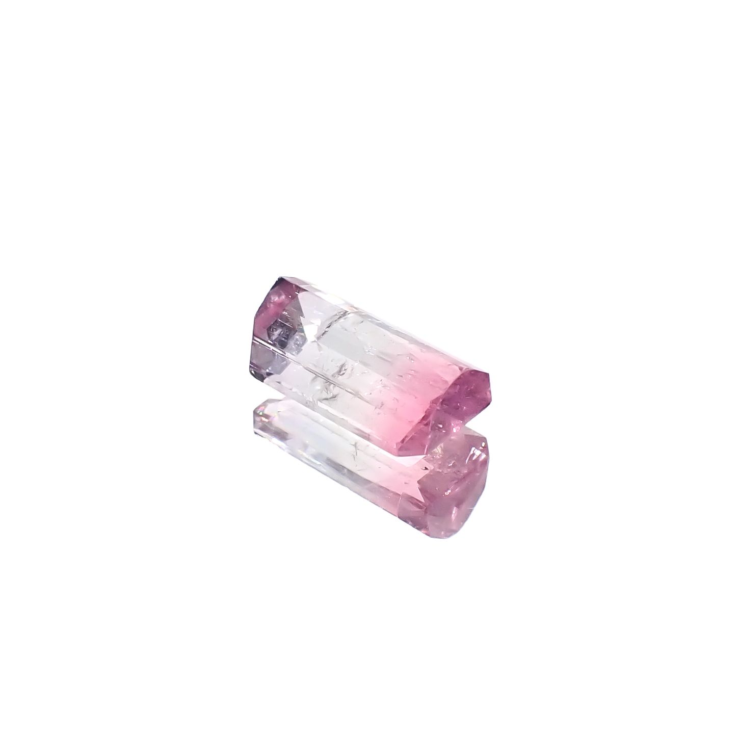 バイカラートルマリン アフガニスタン産 1.64ct [241029402]8.9x5.3mm前後