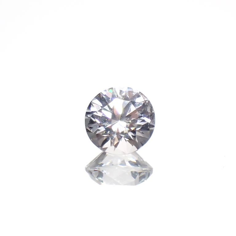 フェナカイト(宝石名ホワイト・フェナカイト)ロシア産 0.535ct ソ付(彩珠)[221219725]5.2x5.1mm前後
