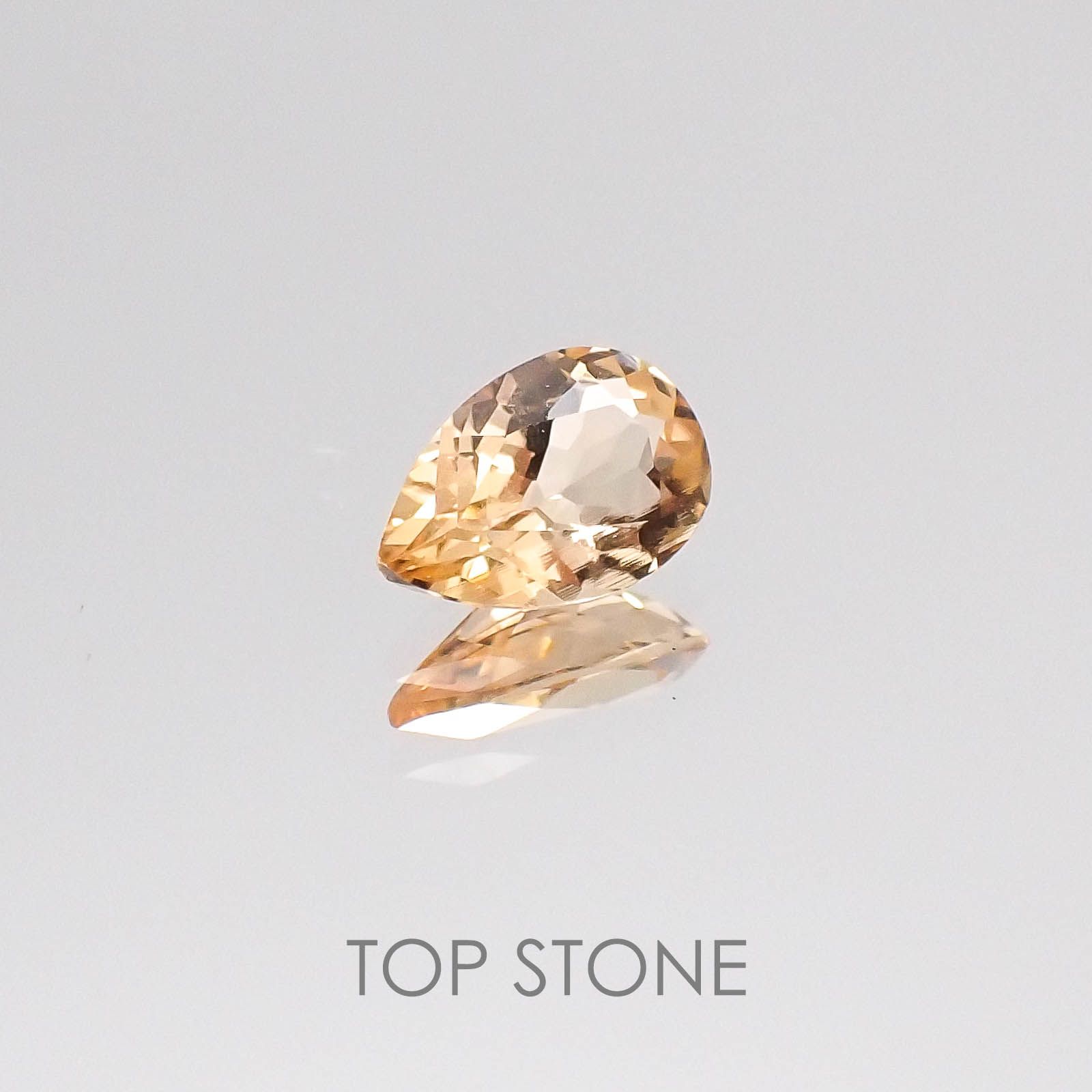 インペリアルトパーズ ブラジル産 ルース 0.47ct[20084376]6.3×4.3mm前後