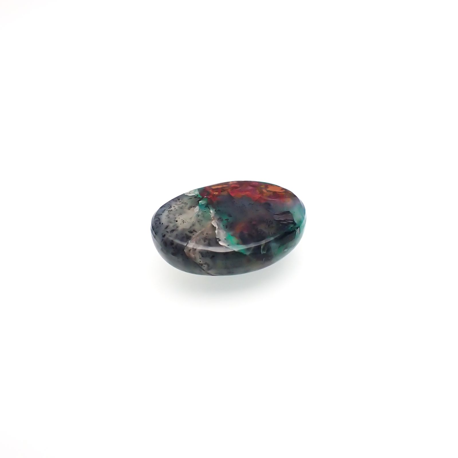 コッパークリソコラインカルセドニー インドネシア産 8.89ct[230722638]15.7x12mm前後