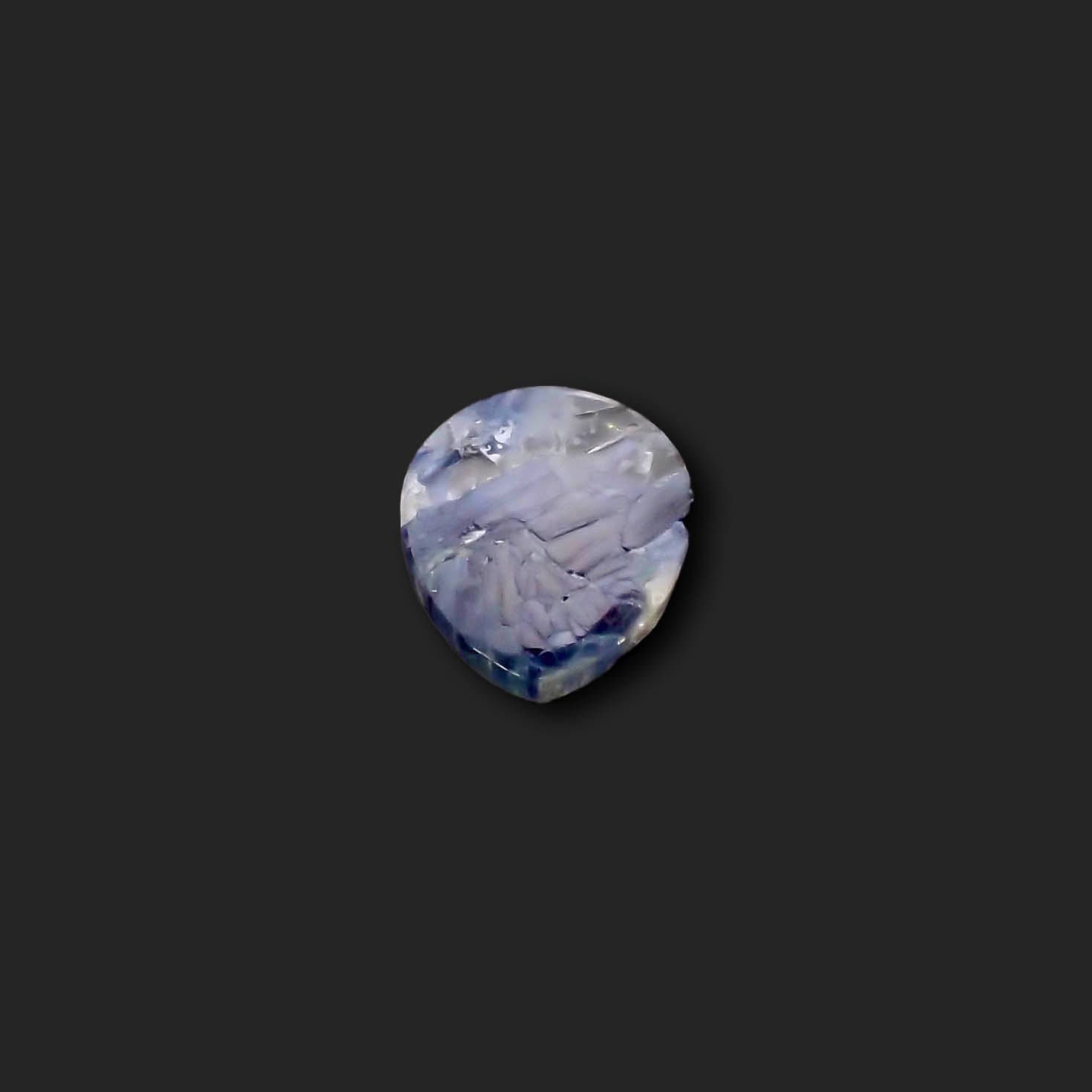 カイヤナイトインクォーツ ブラジル産 10.30ct[230421616]14.9x13.4mm前後