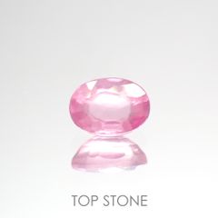 シルキーピンクスピネル(宝石名ピンク・スピネル)タンザニア産 0.68ct 識別済[220114140]5.9x4.3mm前後