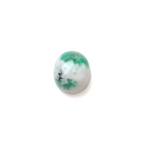マトリックスエメラルド(エメラルドインクォーツ/フェルドスパー) ブラジル産 3.72ct [250430173]11.1x9.2mm前後