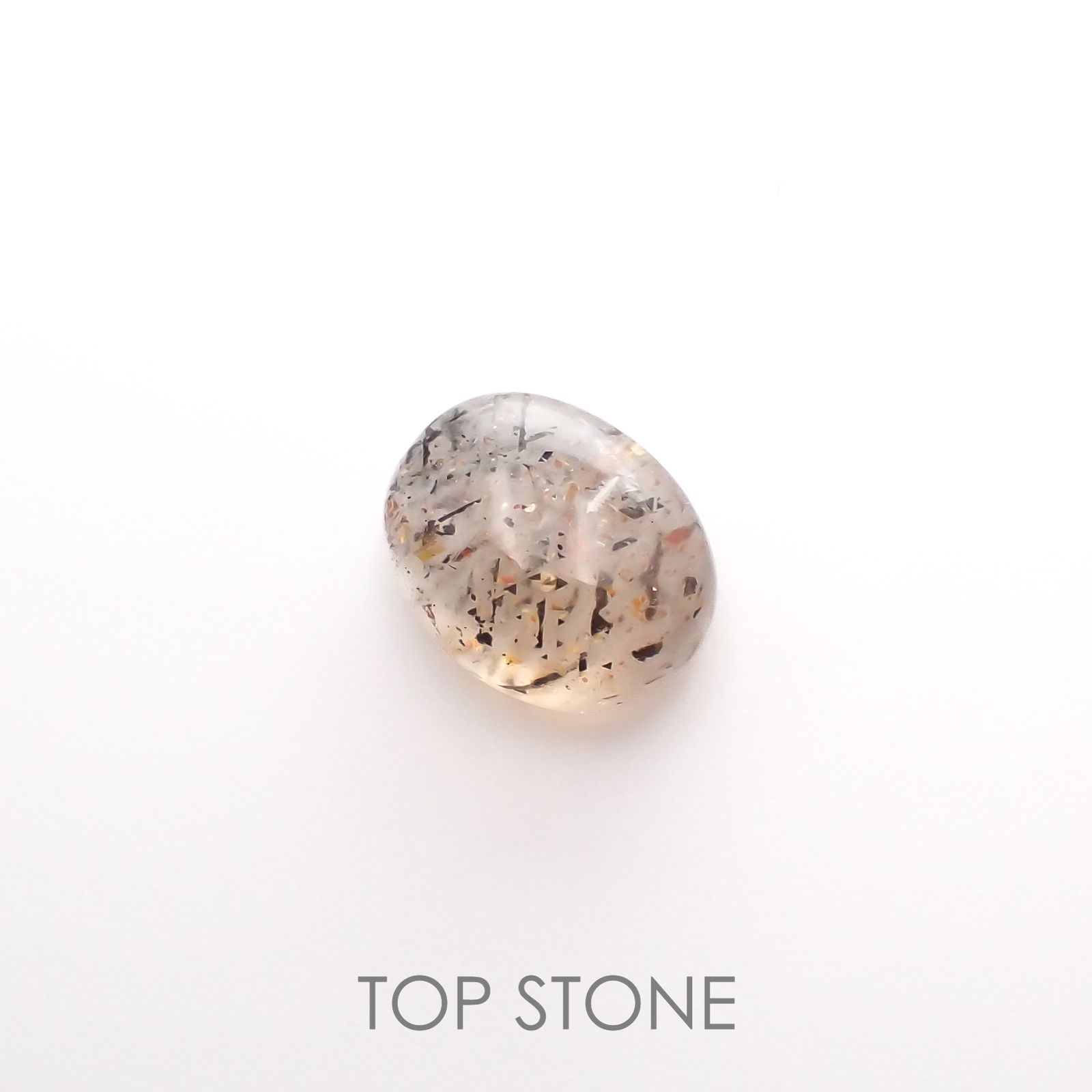 レインボーラティスサンストーン オーストラリア産 1.59ct[230120334]8.2x6.6mm前後