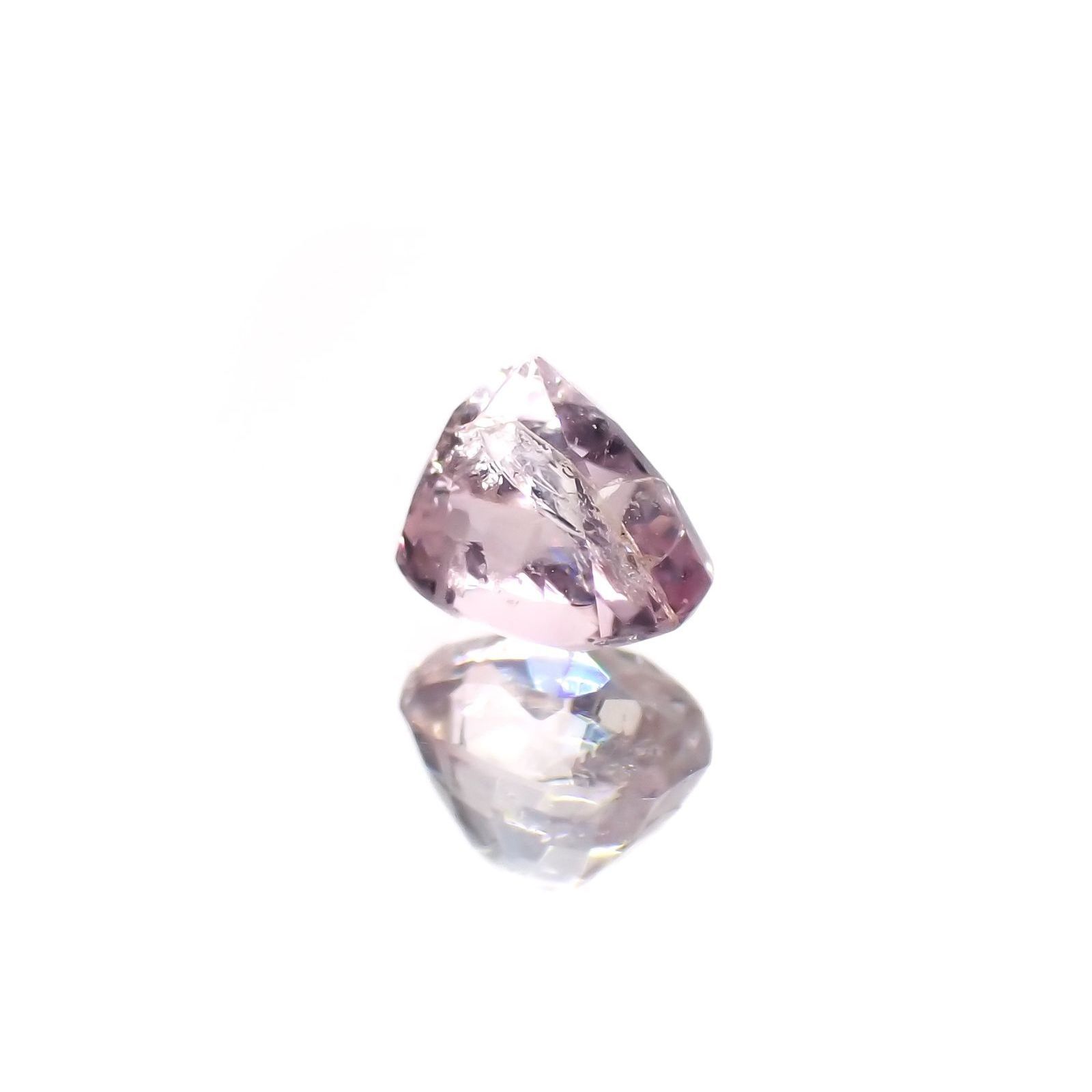 ピンクポードレッタイト (宝石名ポードレッタイト )ビルマ産 ソ付(彩珠) 0.306ct / 4.6x3.5mm前後 [231023921]