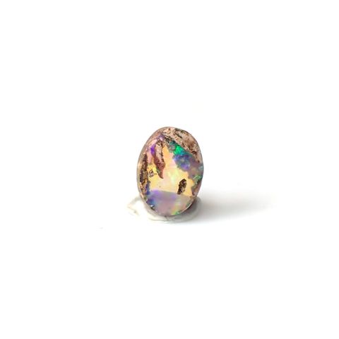 ウッドオパール オーストラリア産 0.24ct / 4.8x3.6mm前後 [251031199]