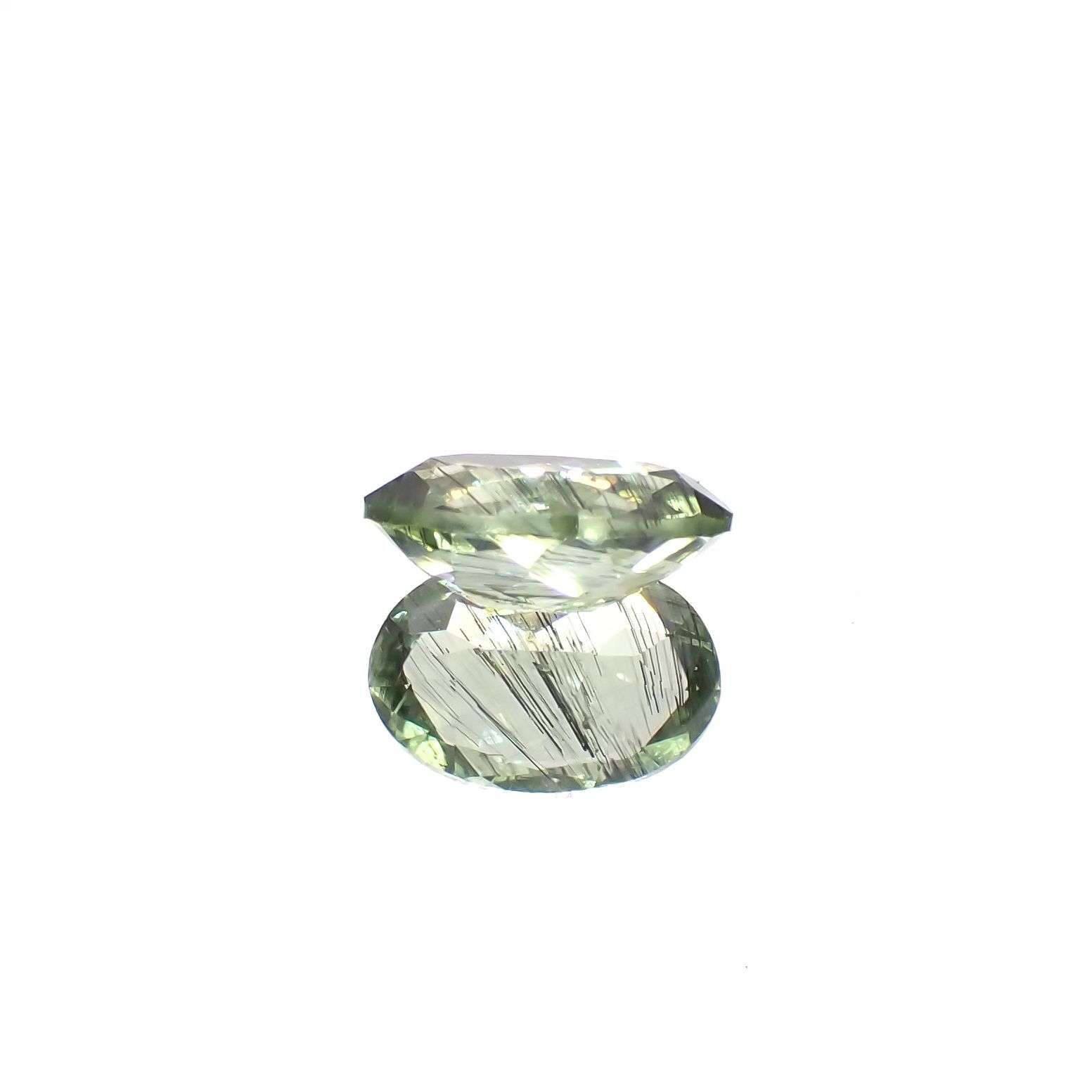 ルドウィジャイトインペリドット パキスタン産 1.63ct[230220735]9.1x6.4mm前後