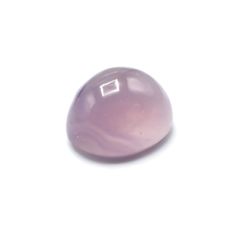 パープルカルセドニー(宝石名カルセドニー)インドネシア産 10.42ct 識別済[231124178]14.2x12.1mm前後