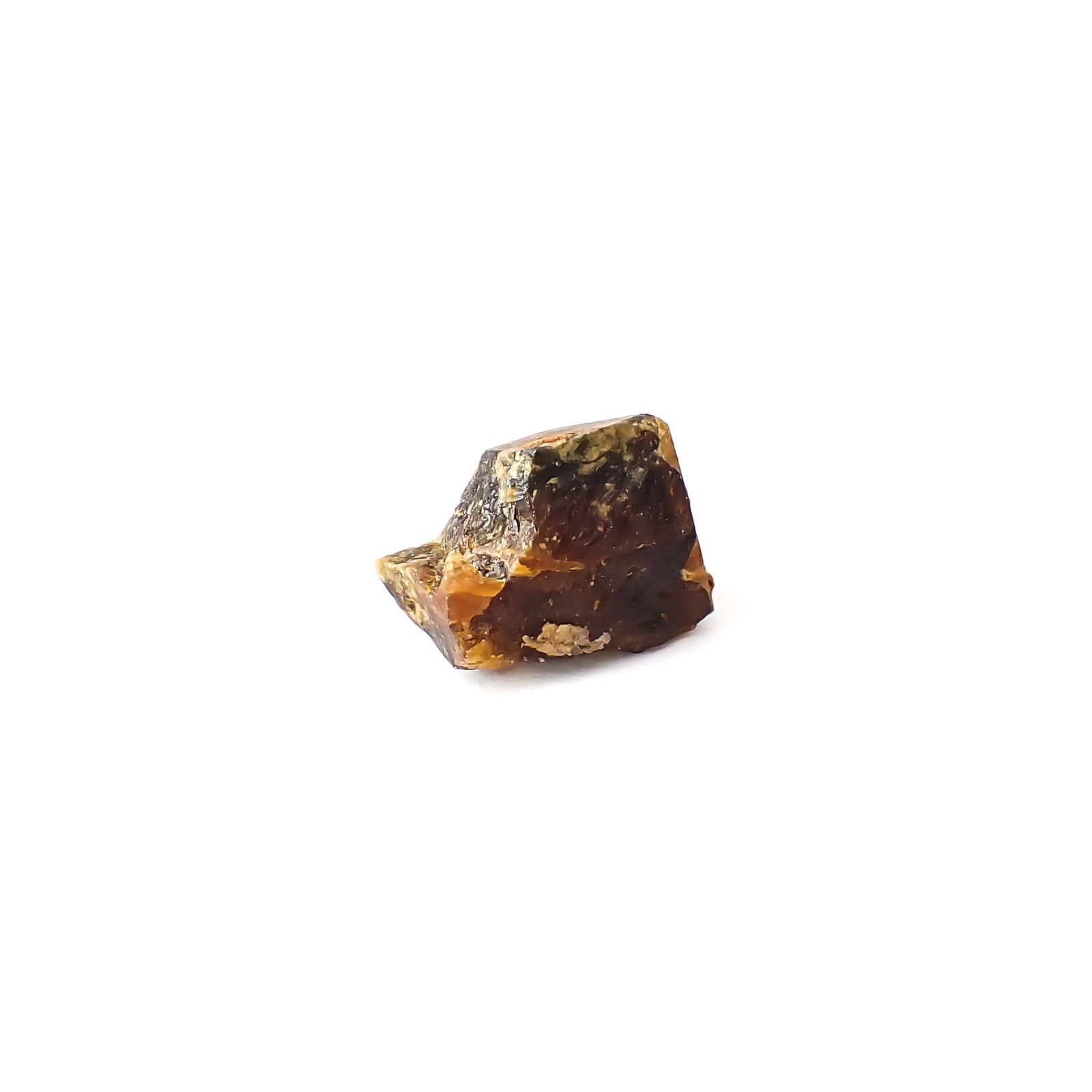 レインボーガーネット原石2個セット 日本・奈良県産 15.39ct(2pcs合計) / 10.0-11.2x9.0-9.3mm前後 [260432080]