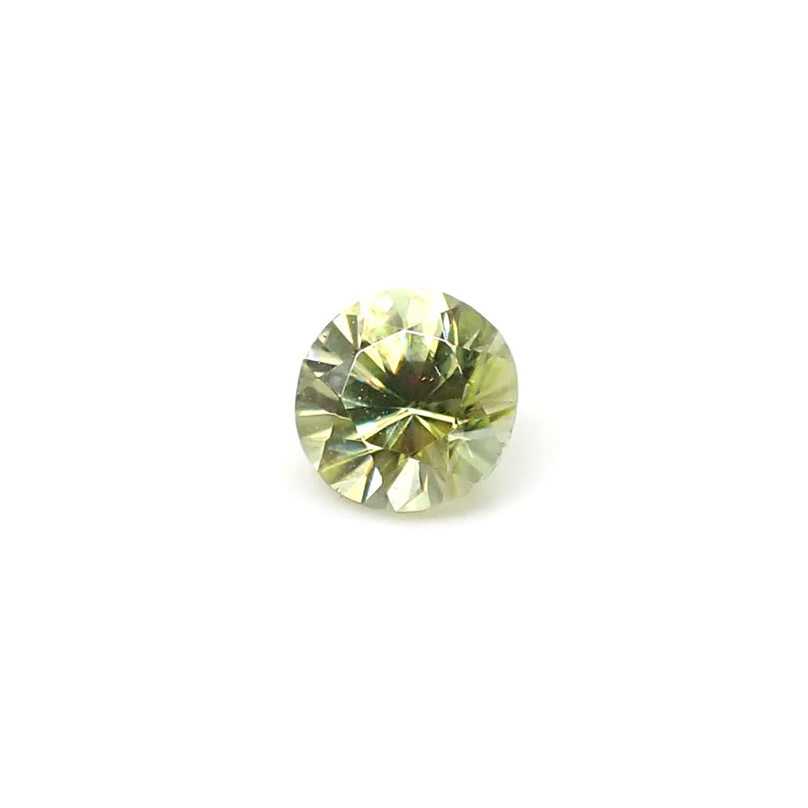 スフェーン(宝石名スフェーン)マダガスカル産 識別済 0.42ct / 4.6x4.5mm前後 [251231365]