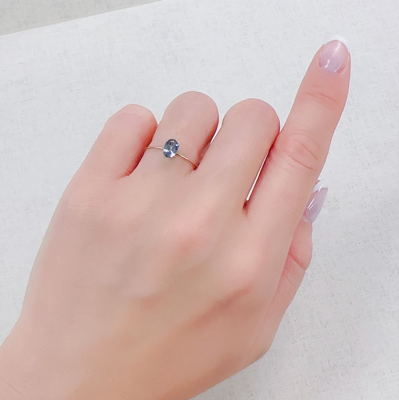 グレースピネル タンザニア産 0.49ct[230421545]5.9x4mm前後