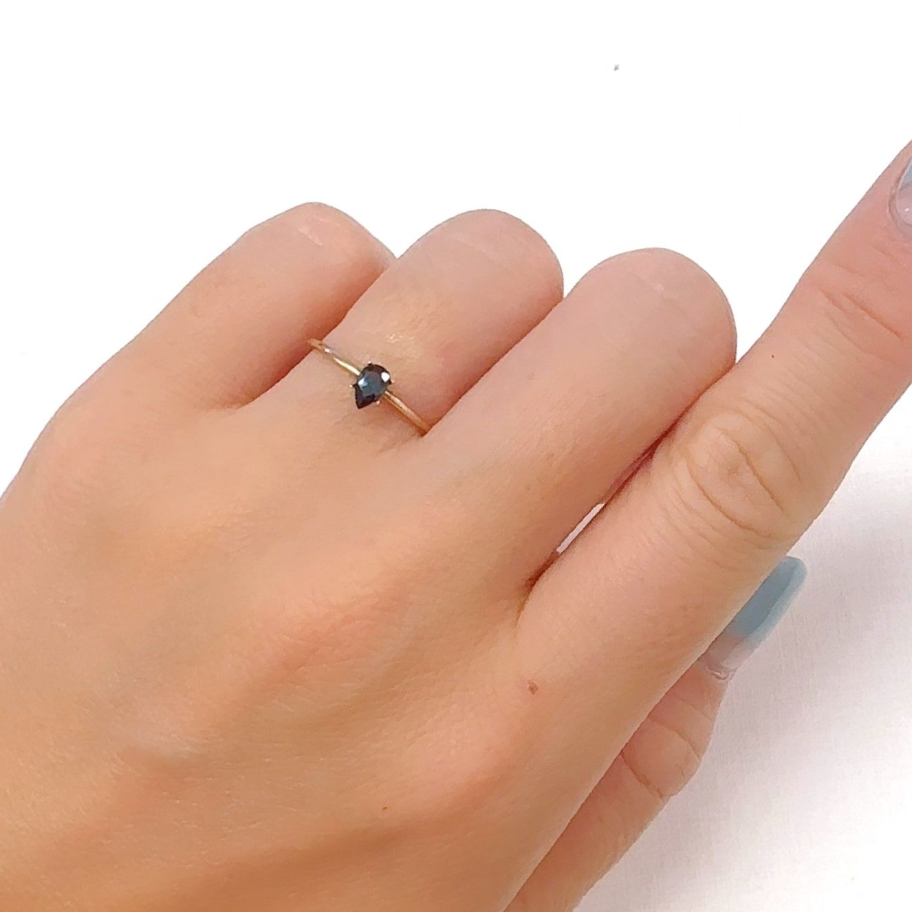 ブルートルマリン ブラジル産 0.23ct[240628030]4.9x2.9mm前後