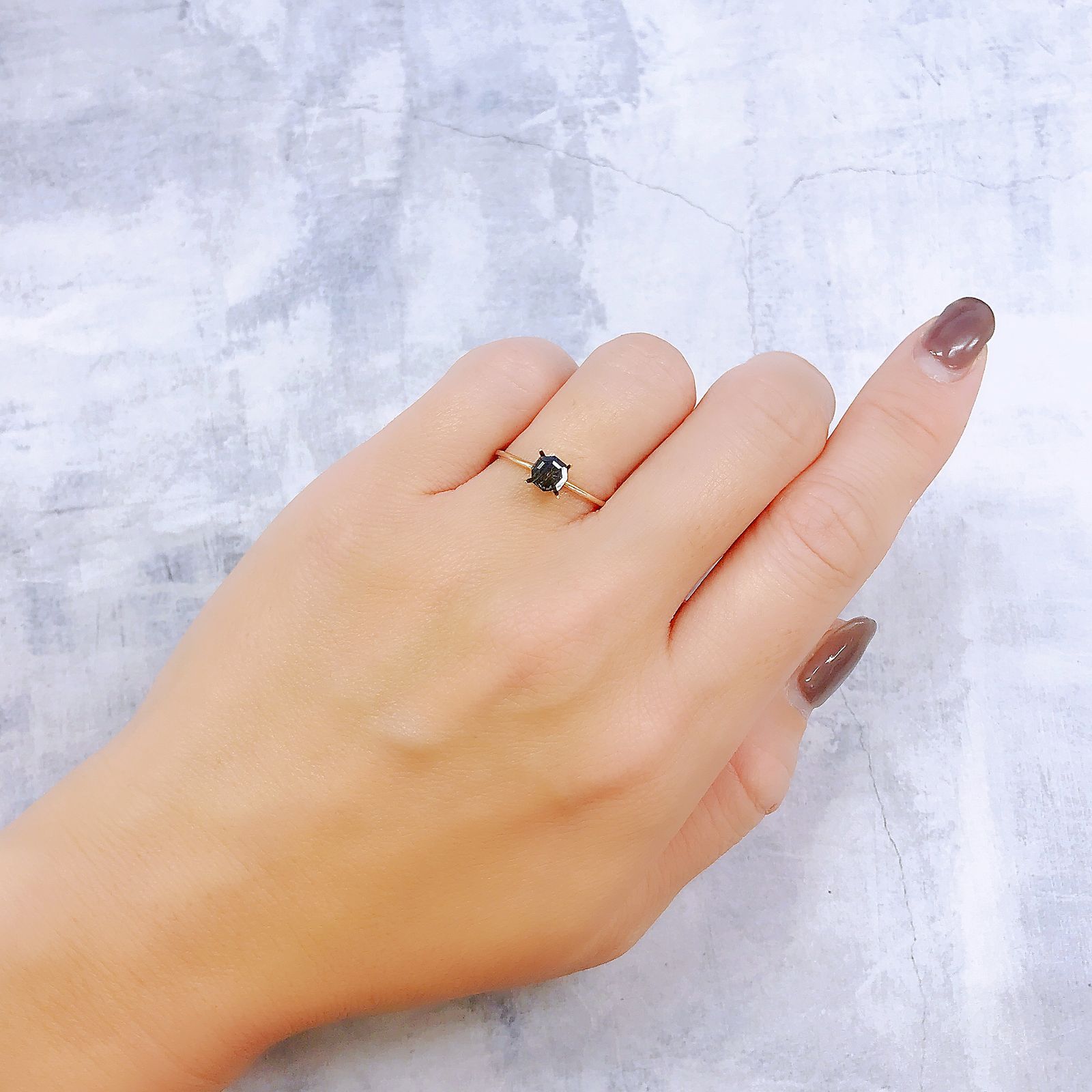 ◇オクタゴンカット◇レインボースキャポライト ブラジル産 0.62ct[221018333]5x4.8mm前後
