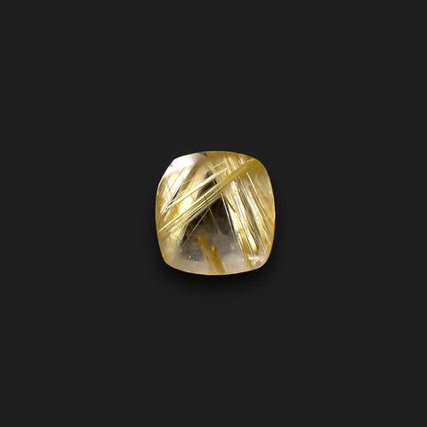 タイチンルチルクオーツ ブラジル産 5.39ct[240427320]11.5x11.1mm前後