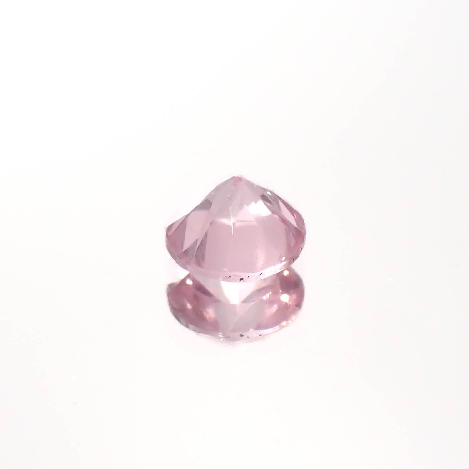 シルキーピンクスピネル タンザニア産 0.45ct[230421582]4.5x4.5mm前後