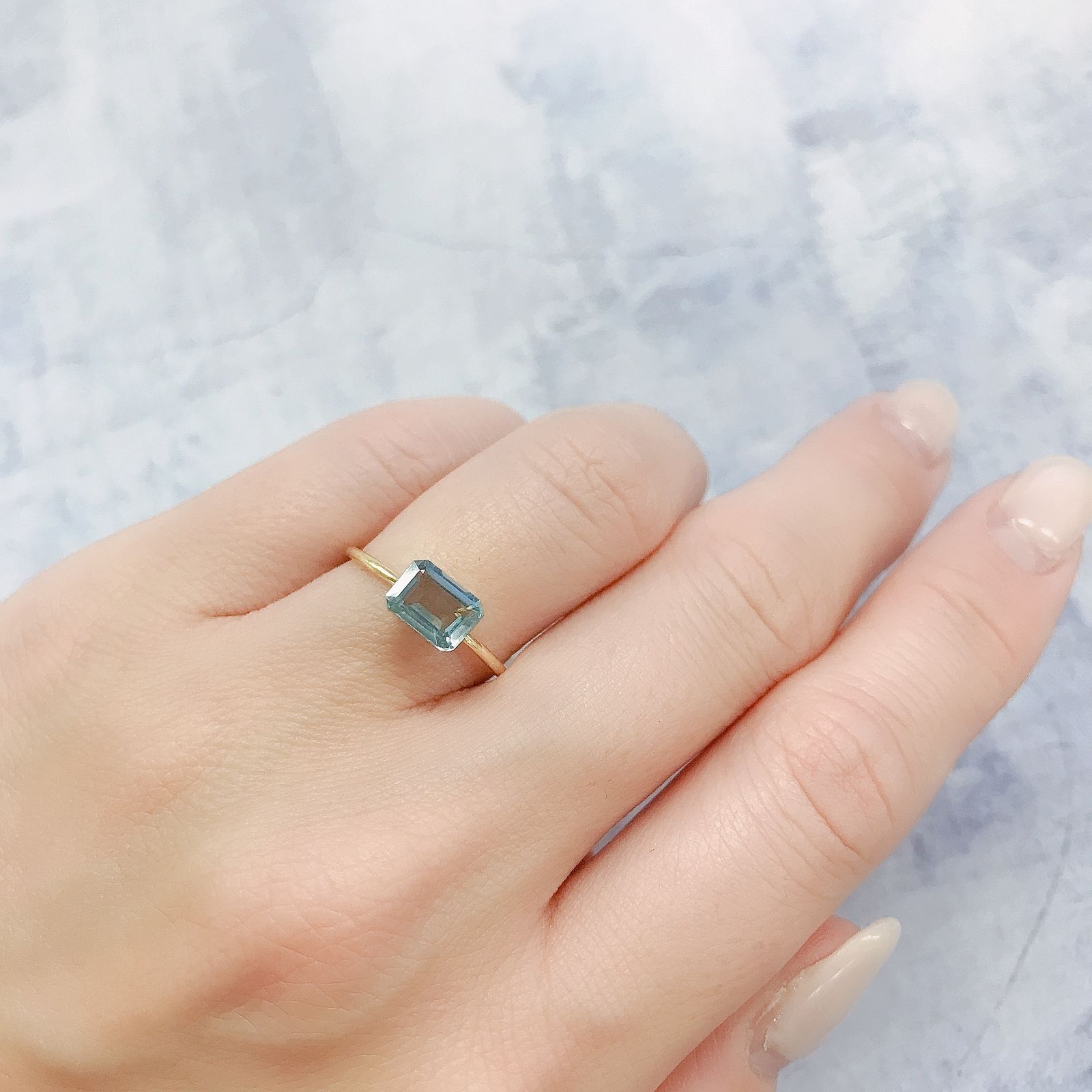 シーフォームカイヤナイト(宝石名カイヤナイト)タンザニア産 1.28ct 識別済[220616287]7x5mm前後