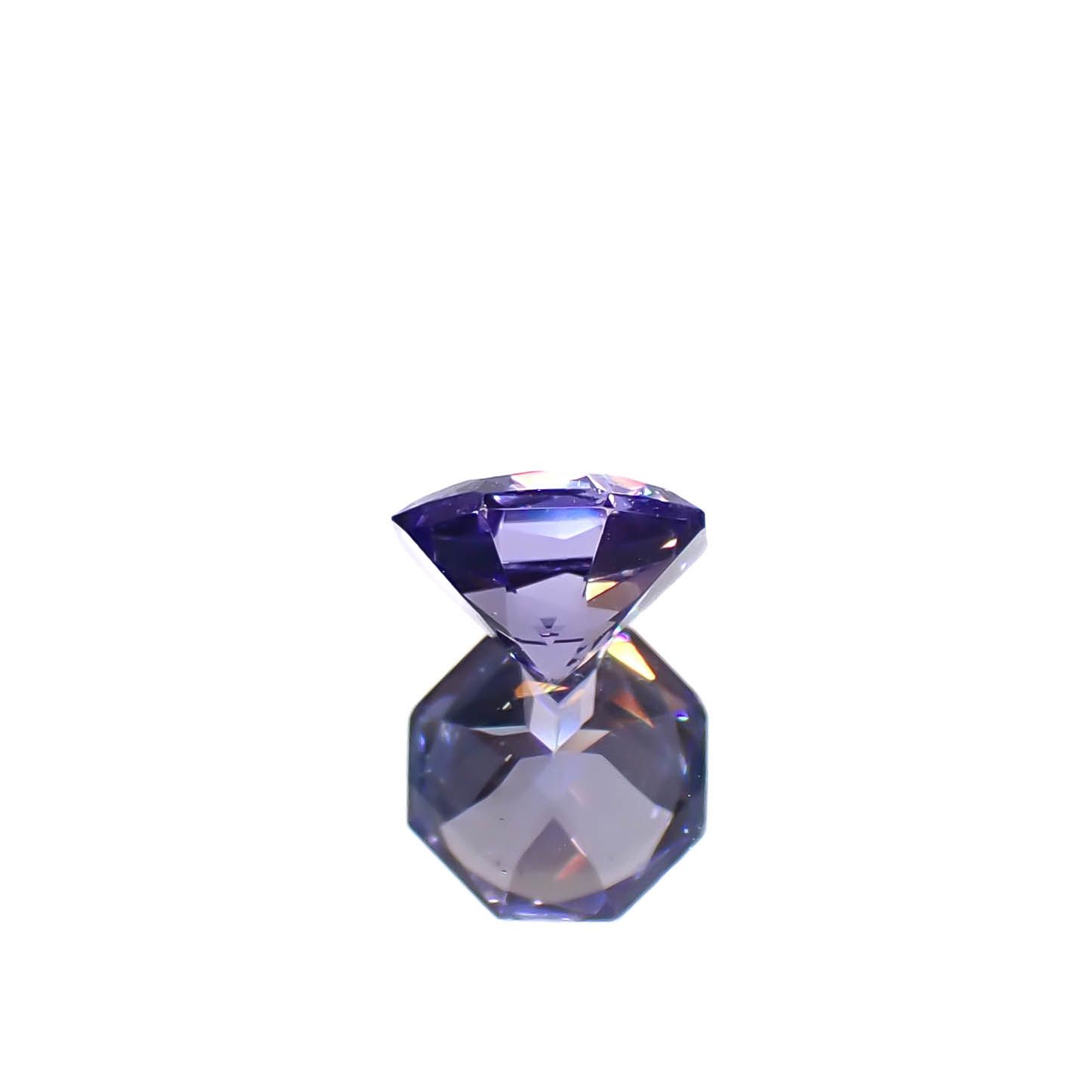 ◇オクタゴンカット◇タンザナイト(宝石名タンザナイト)タンザニア産 0.52ct 識別済[240628129]5x5mm前後