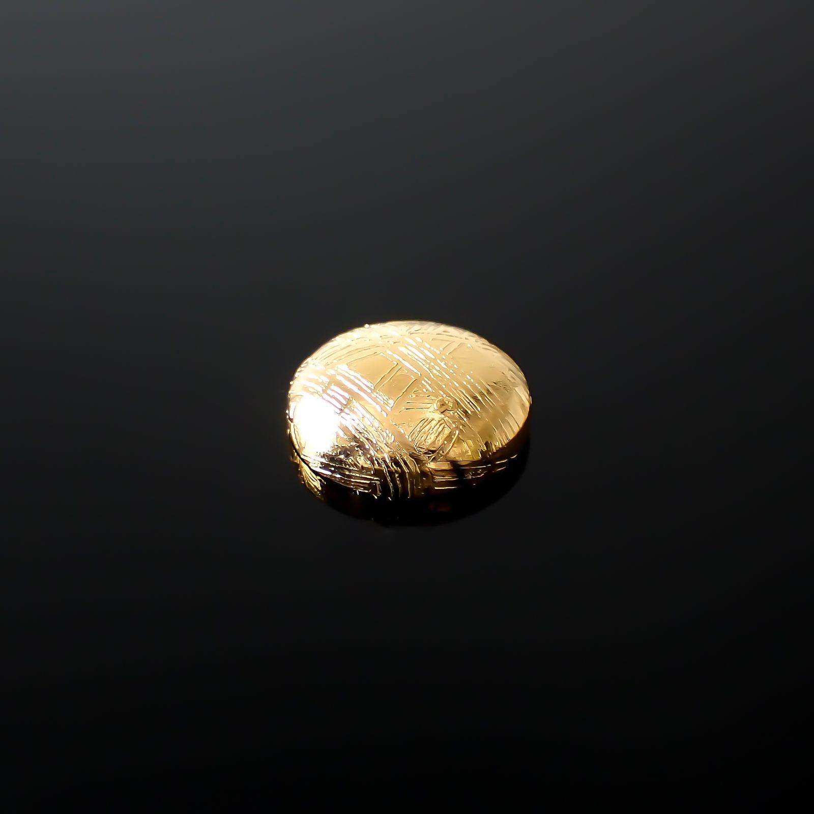 ムオニナルスタ隕石 発見地:スウェーデン 7.75ct[240125806]10.2x10.2mm前後