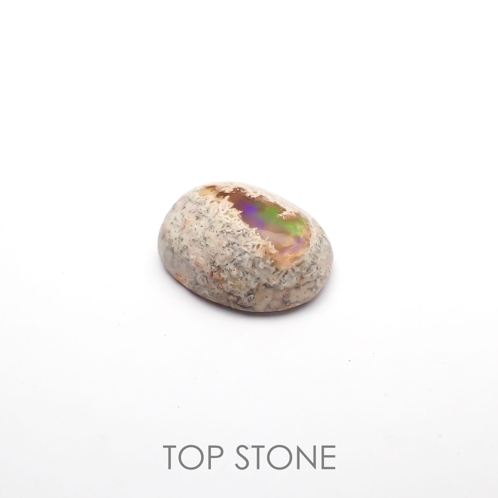 カンテラオパール  メキシコ産 4.68ct[220717197]13.7x10.4mm前後