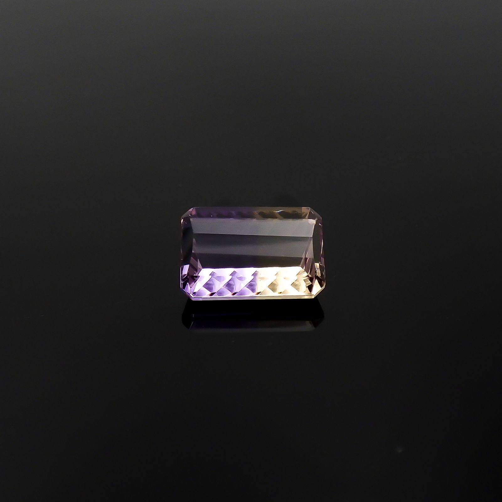 ◇カスタムカット◇アメトリン ブラジル/ボリビア産 2.42ct / 10.1x7.1mm前後 [260632316]